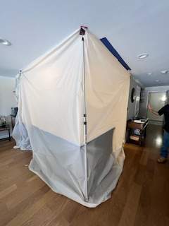 Water Damage from next door unit by Newhouse Restoration