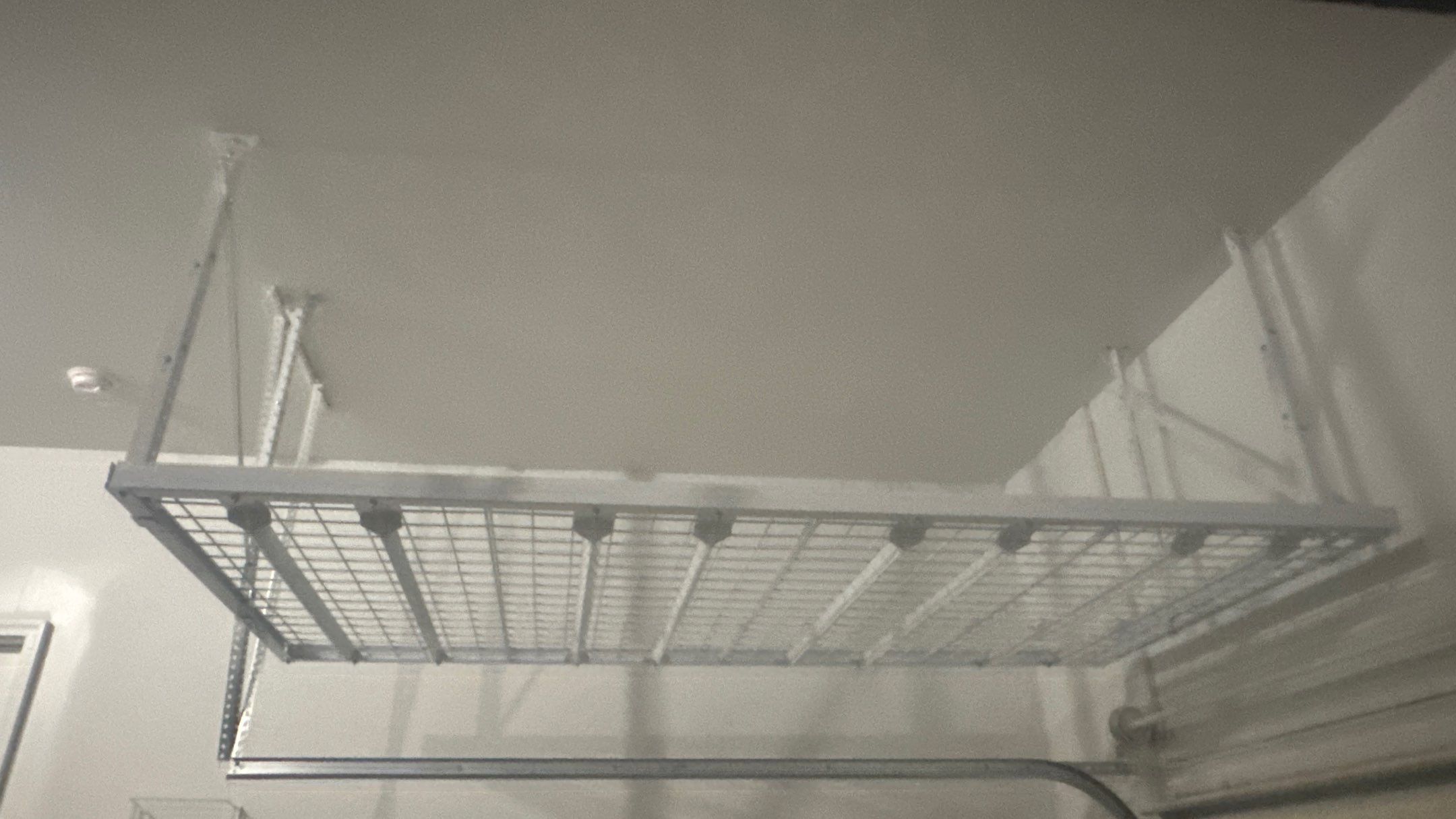 Shellie A. upgraded her garage with an overhead rack by Banner Garage