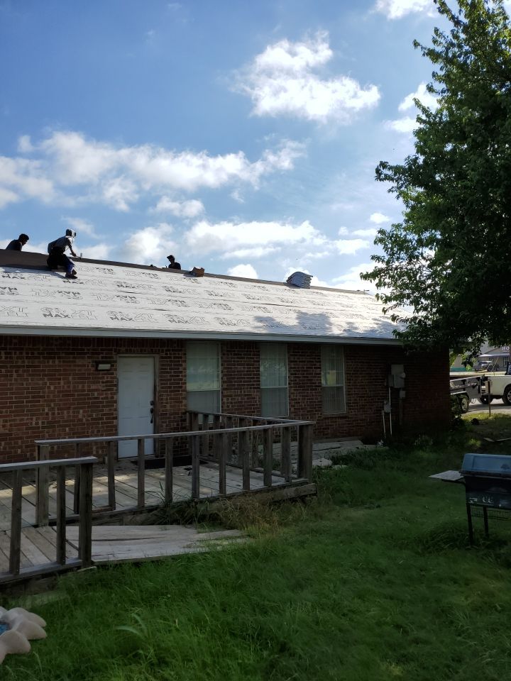 Commercial Roofing Installation using Tamko Heritage Shingles by Harvey Roofing & Construction