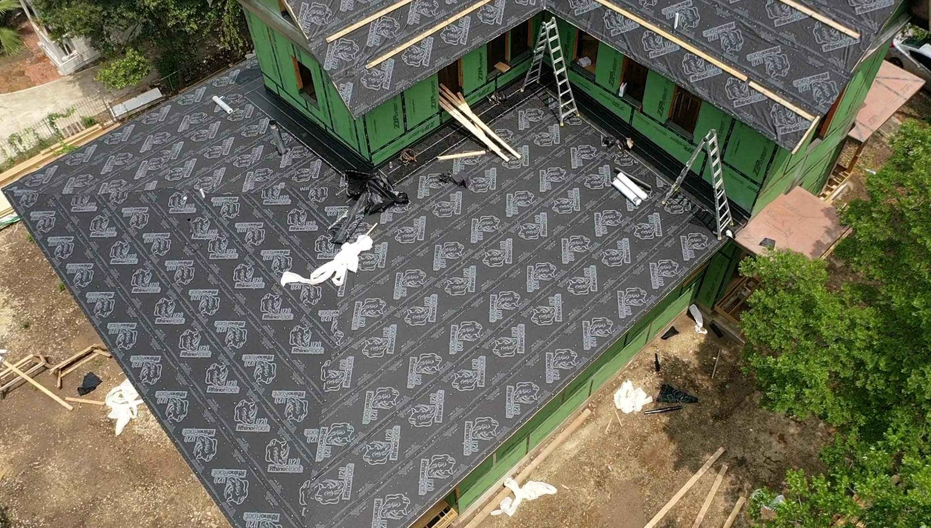 Residential Metal Roof Installation using McElroy Metal by Premier Roofing and Contracting