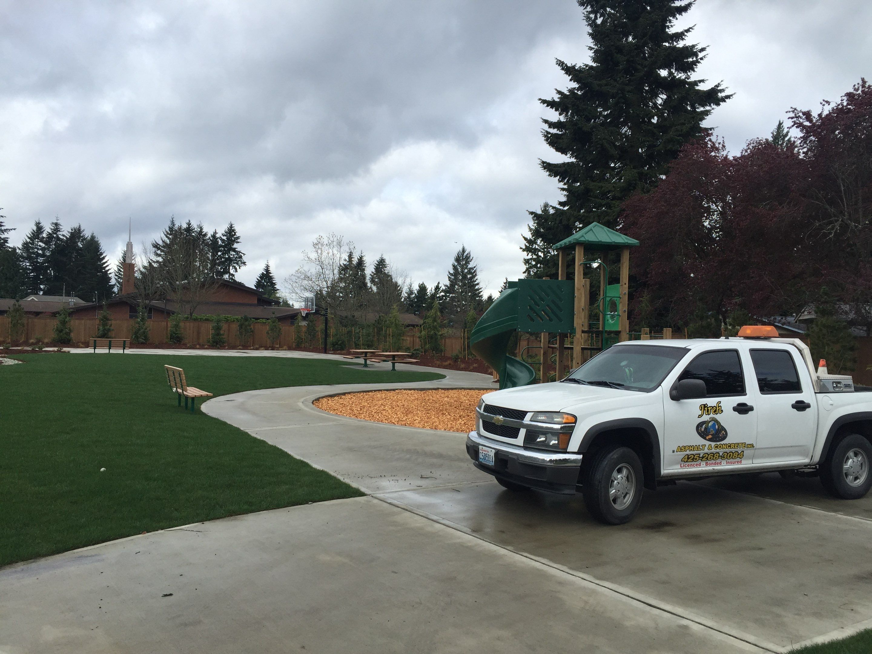 Past Jireh Landscaping Projects  by Jireh Asphalt & Concrete Inc 