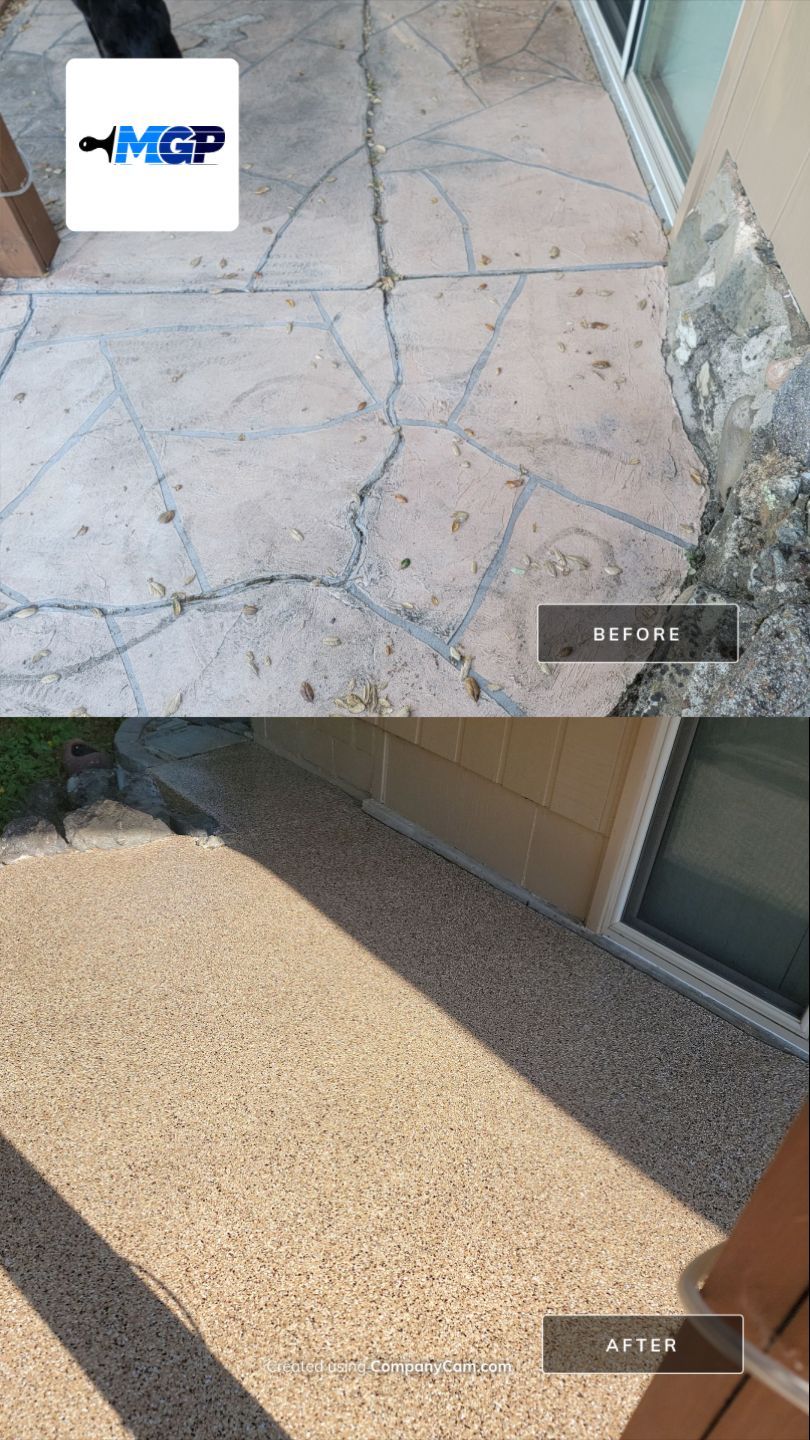 front porch using Penntek by MGP Coatings