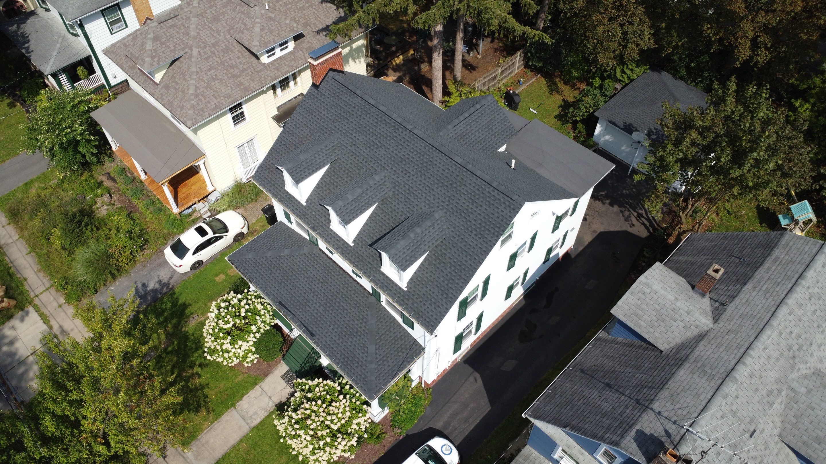 Roof Replacement Completed in Syracuse, NY – GAF Charcoal by Alpha Omega Roofing LLC