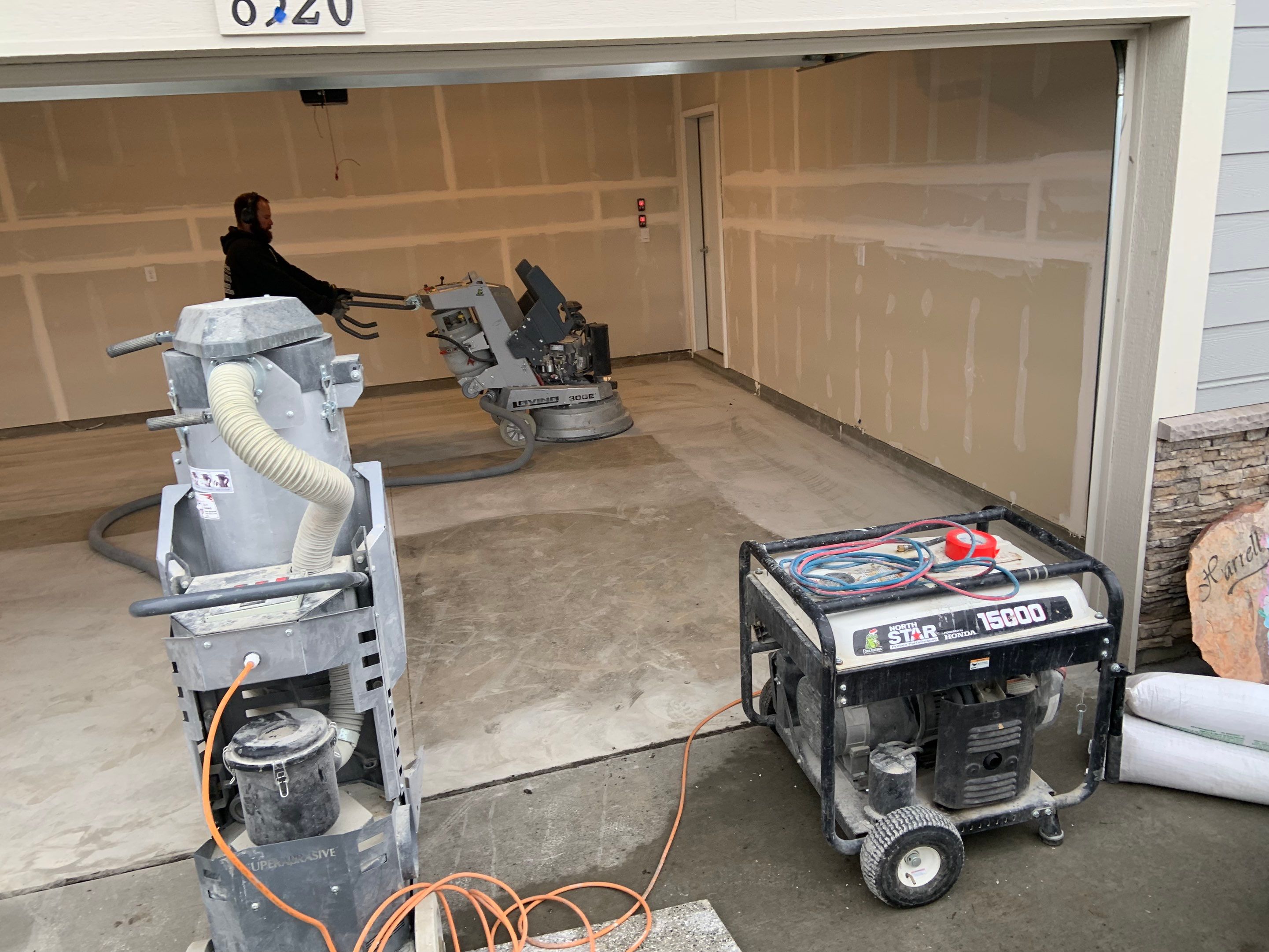 Garage Transformation using Nightfall by Croc Coatings, LLC