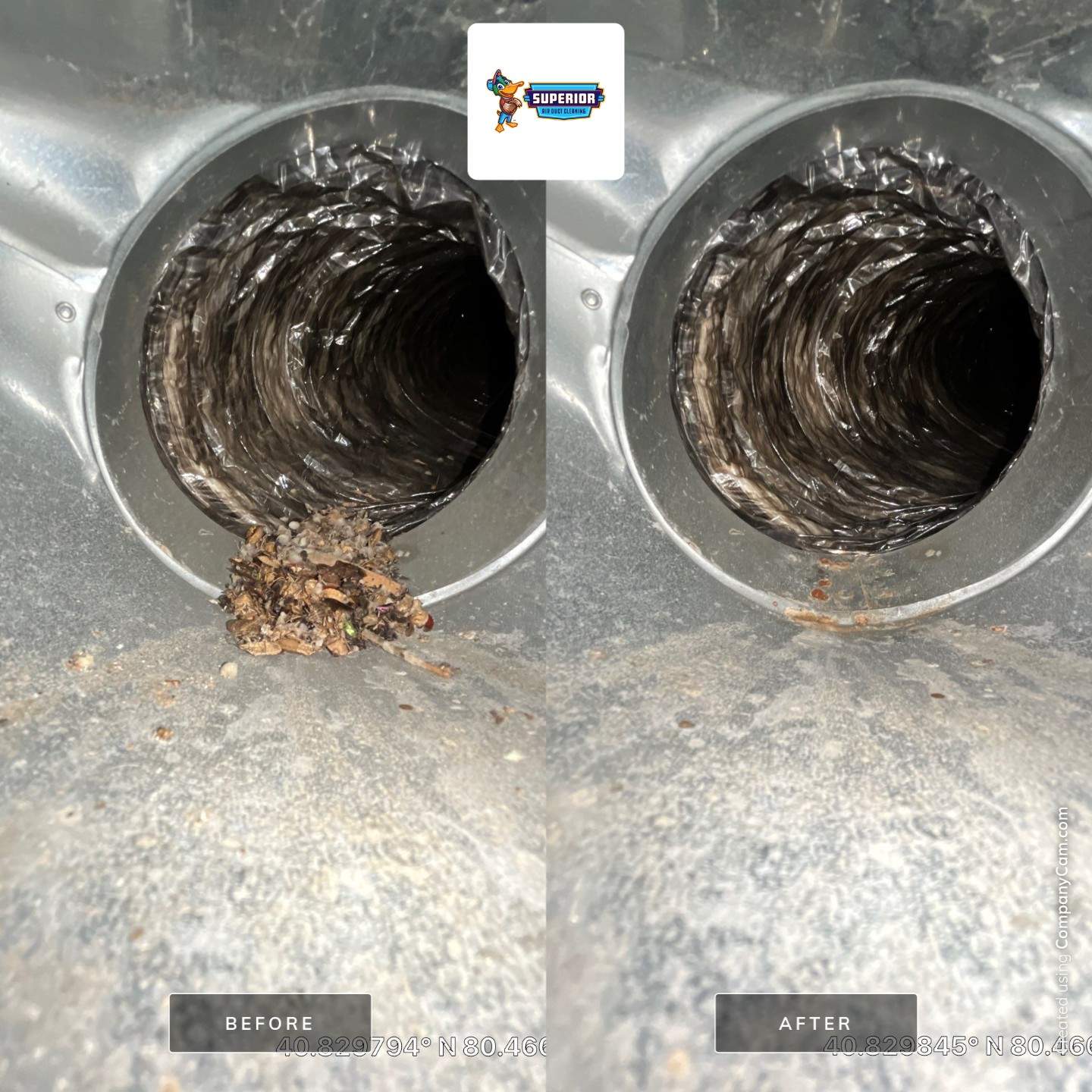 Air Duct Cleaning With a Vacuum Truck in Enon Valley, PA by Superior Air Duct Cleaning