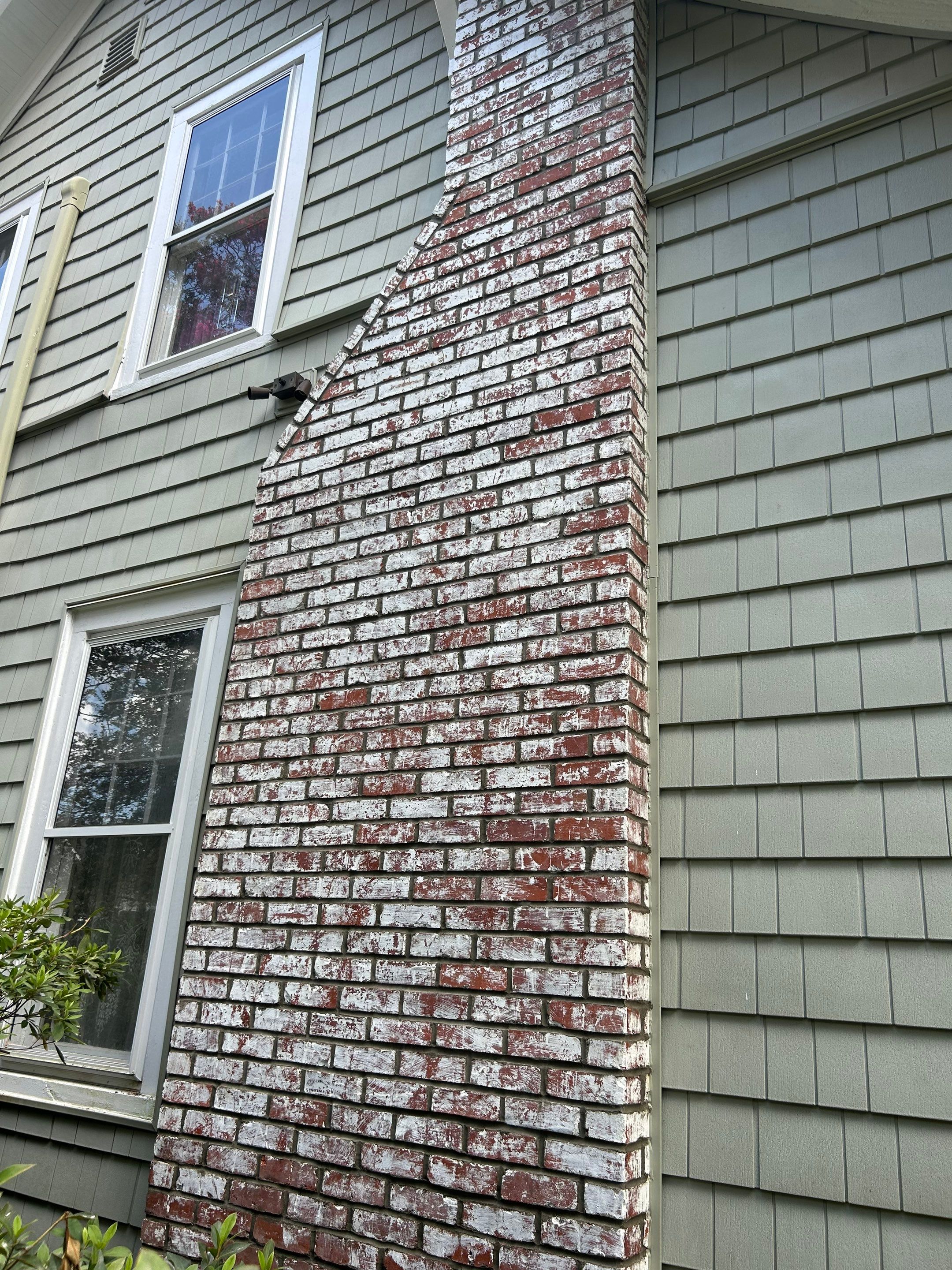 Masonry chimney repair in Norfolk by Premier Chimney and Roofing