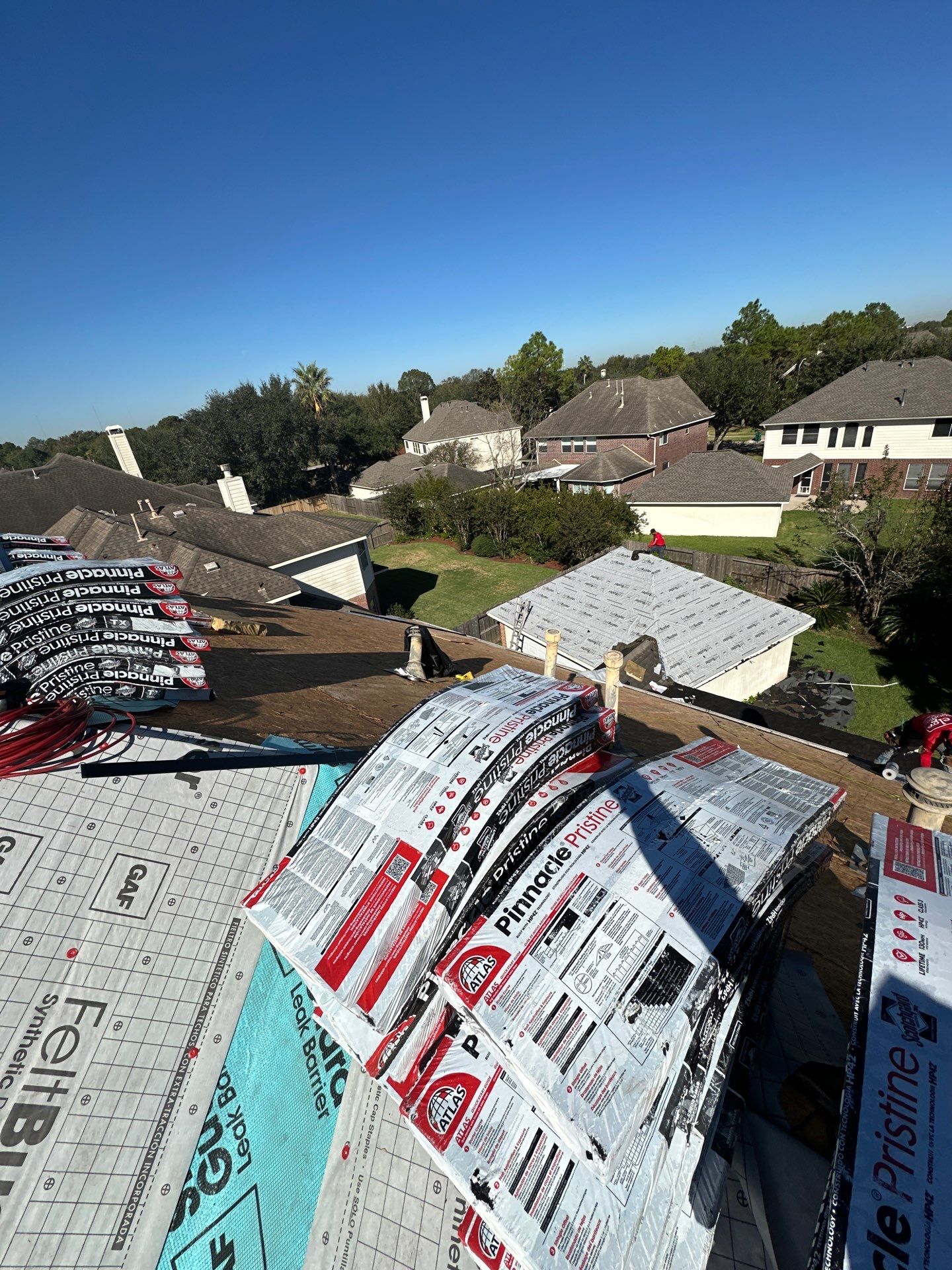 Project in Pearland by Motion Roofing