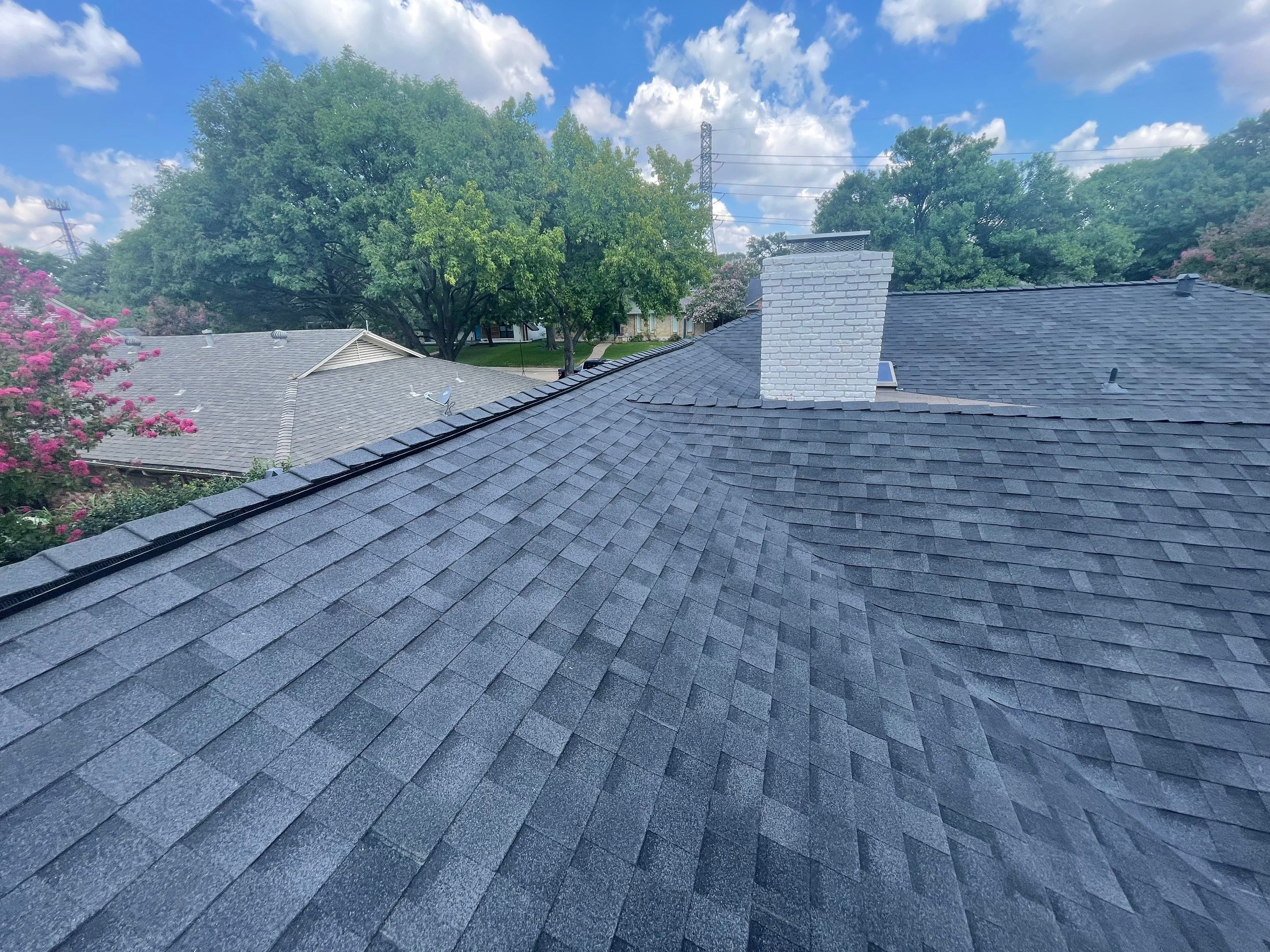 Residential Roofing Installation using IKO Cambridge Dual Black by OneSource Roofing and Restoration