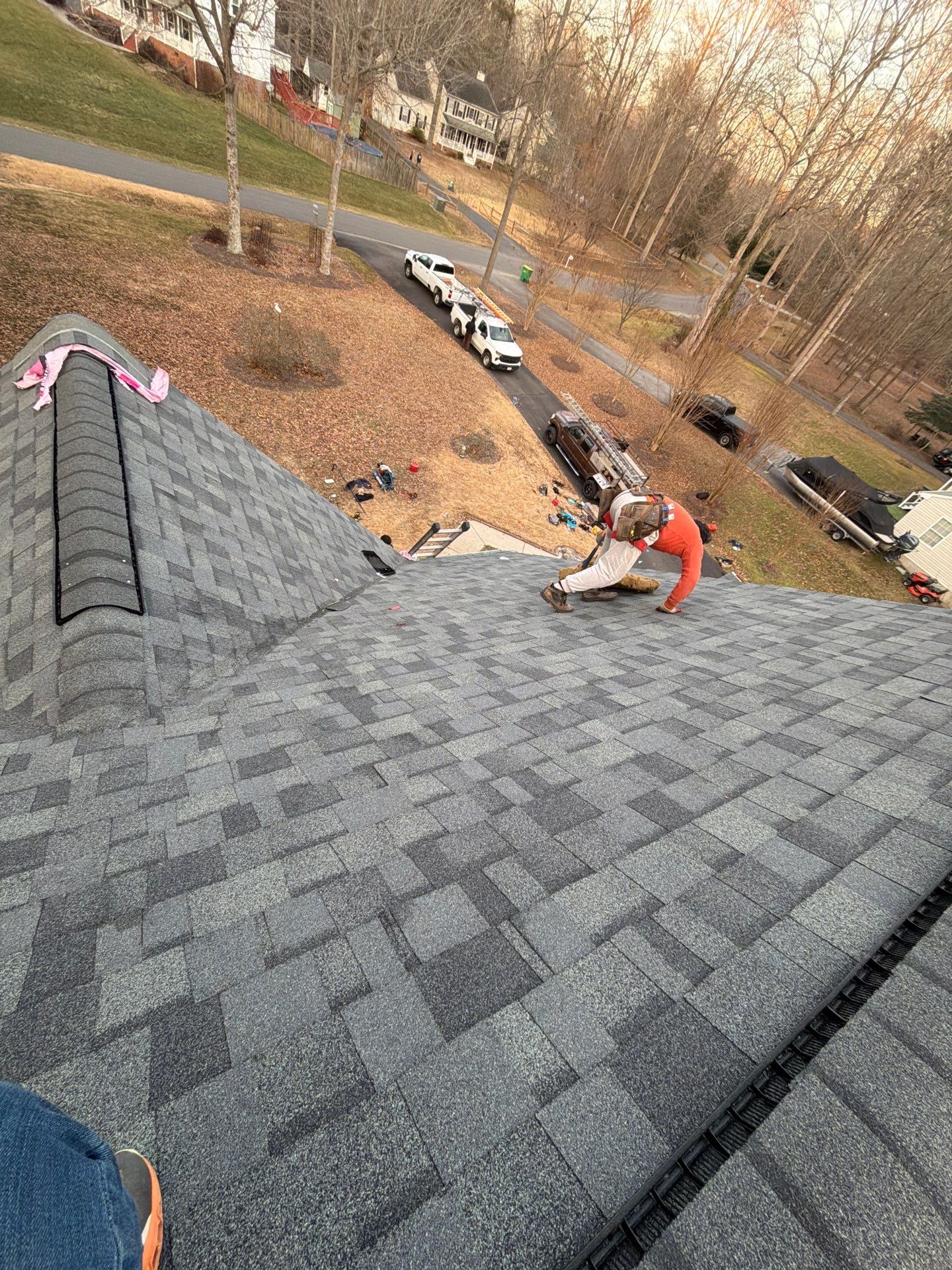 Full Roof Replacement and Gutter Installation in Gloucester by Cade Construction