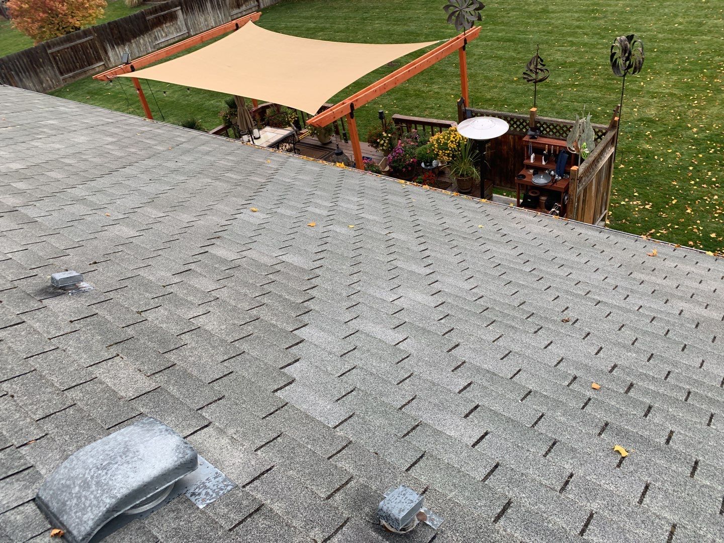 Star Idaho Single level roofing replacement using Duration Brownwood by ID Roofing LLC