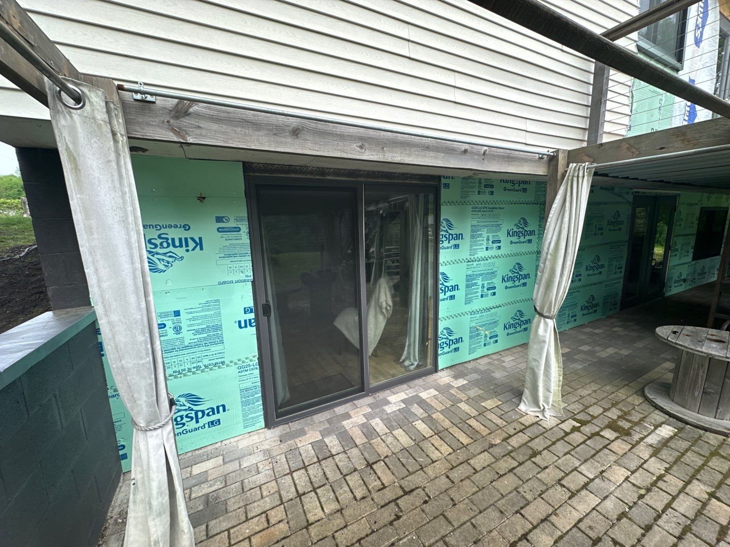 Siding Replacement using Alside Gray Oak by 180 Contractors