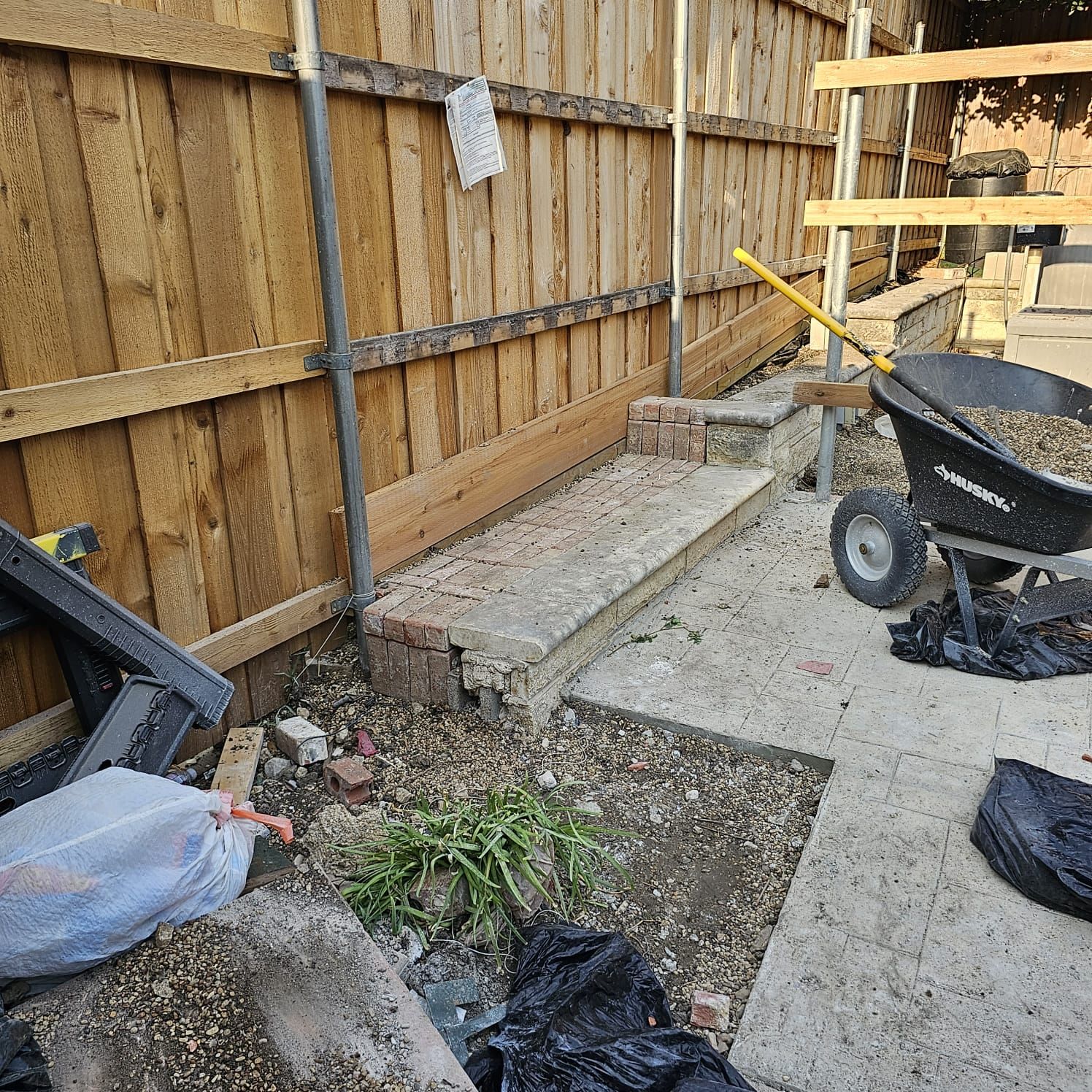 Fence & Concrete Patio by EL-GC LLC 