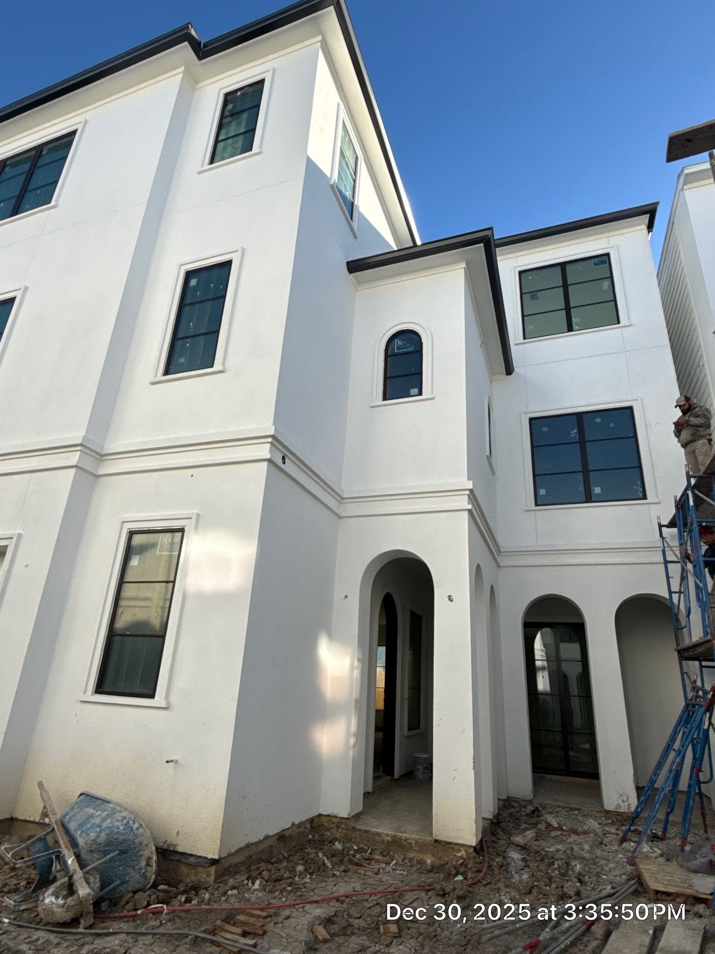 Galleria Harmony: Stucco and Foam Detail. by Apex Conventional Stucco Llc