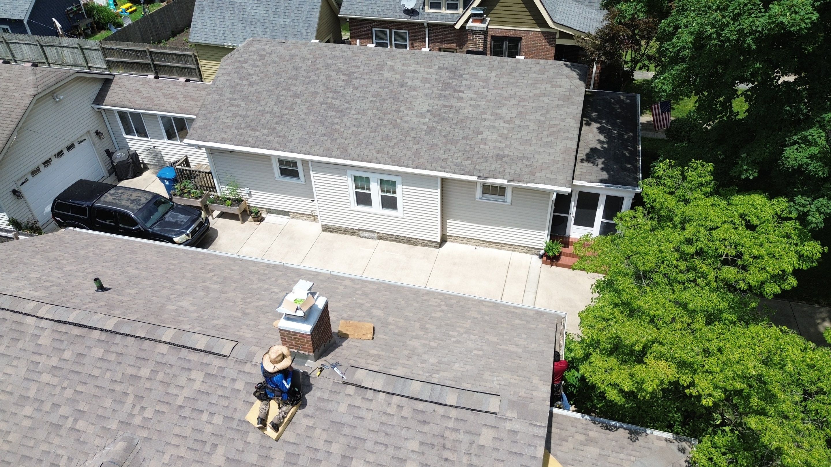 Project in Indianapolis by Moss Roofing