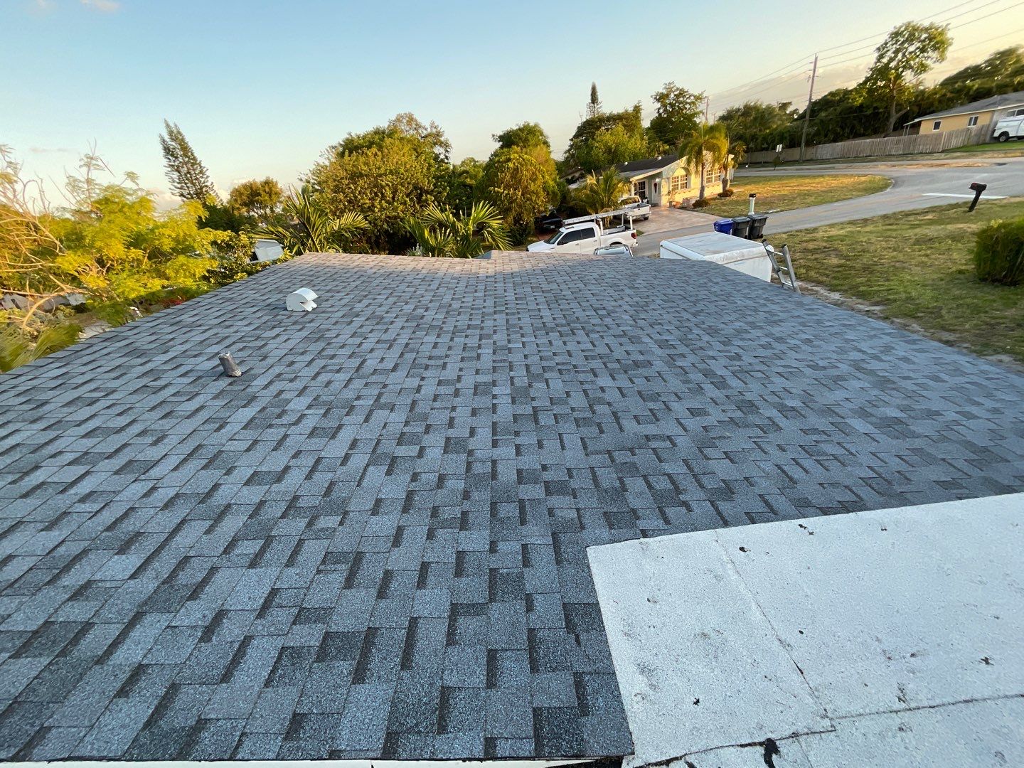 Beautiful Blue Shingle Re-Roof in Hollywood! by First Due Roofing