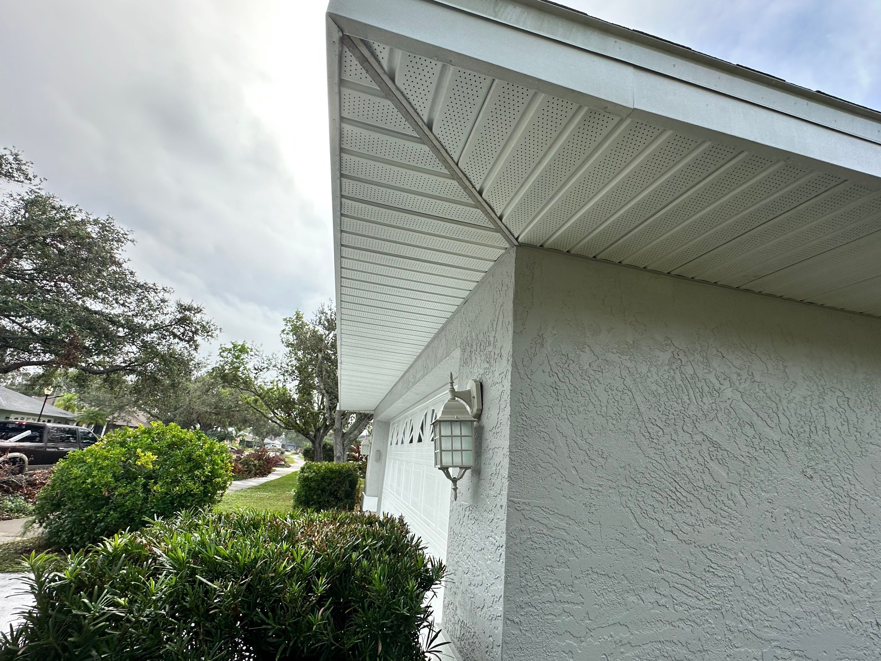 Install Vinyl Soffit in Sarasota FL by Gutter Professors