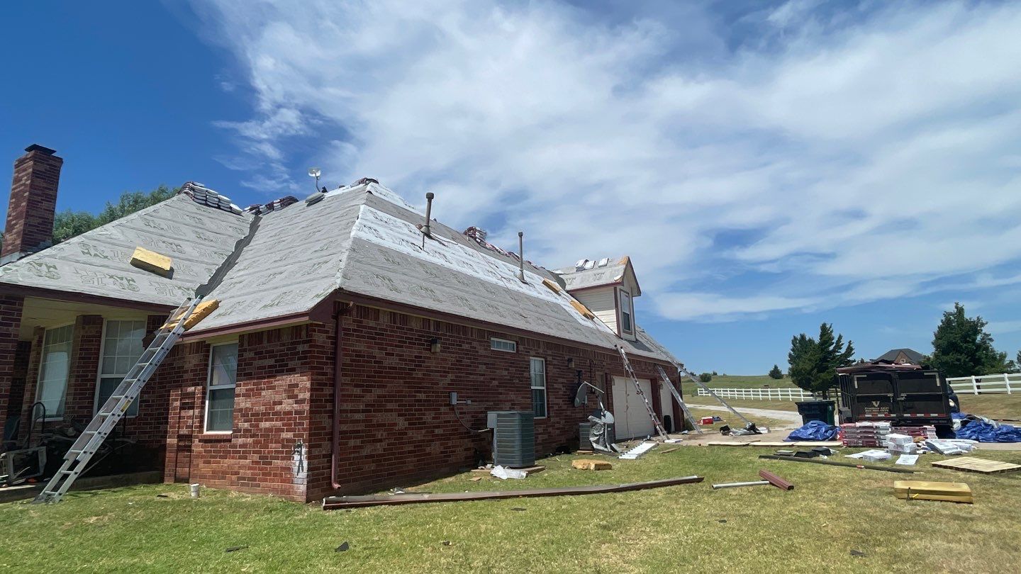 Residential Roofing Installation using GAF Natural Shadow  by A & H Roofing and Contracting