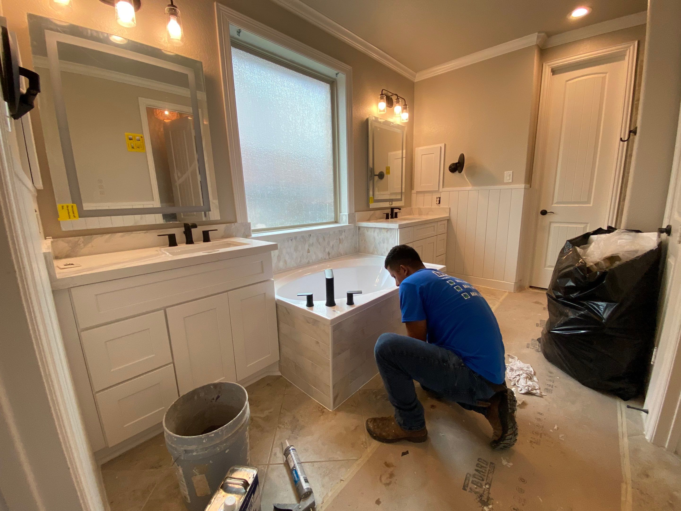 Hidden Plumbing Leak & Bathroom Restoration โ Tomball, TX by MaxResto