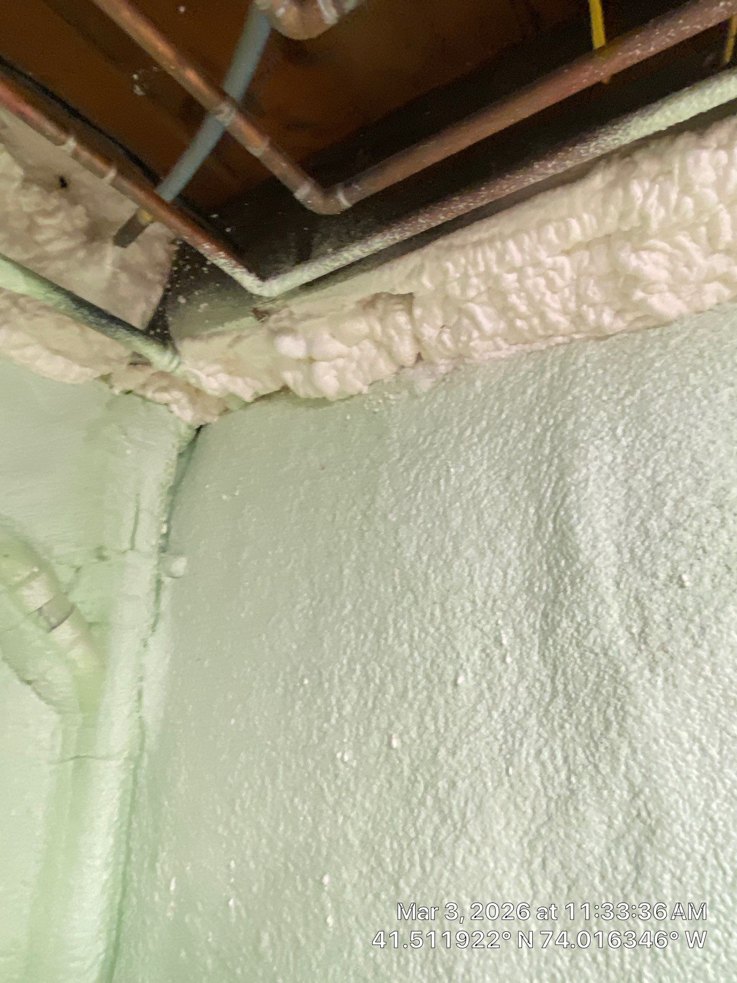 Attic Insulation using open cell spray foam by NYS Foam & Energy