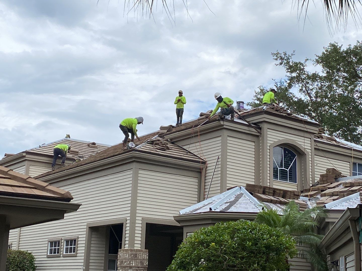 Residential Roofing Installation using Concrete Tile in Bonita Bay Community by International Roofing