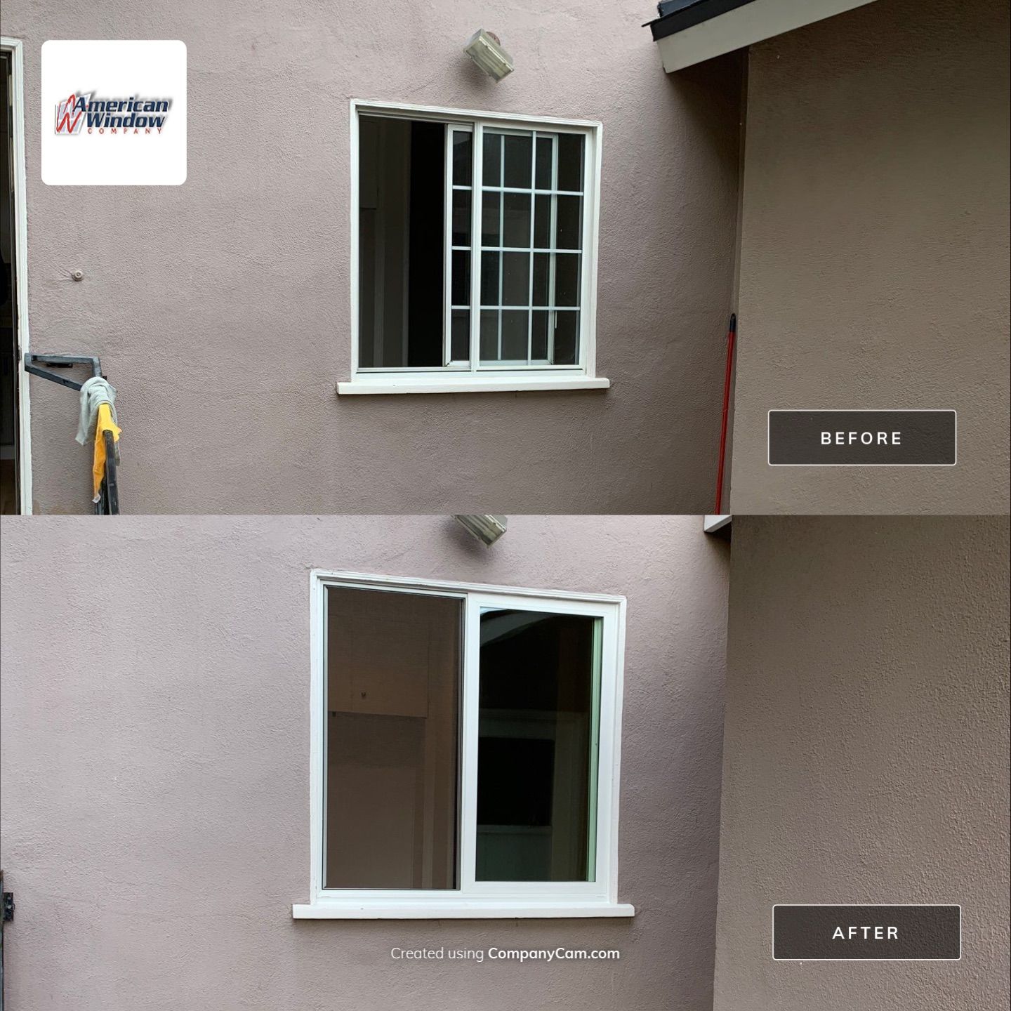 Window Installation using Amsco Studio Series Vinyl by American Window Company