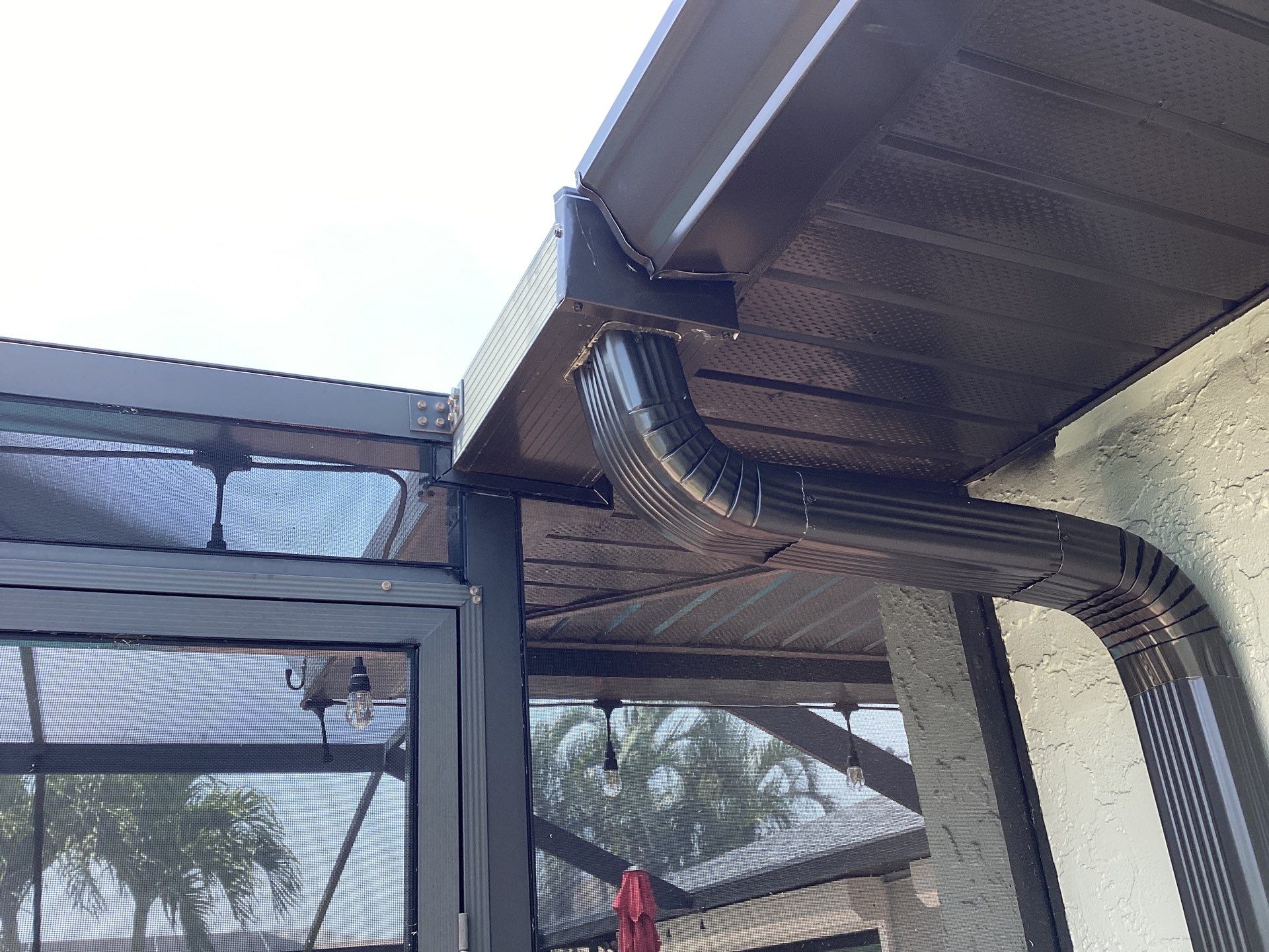 Bronze Seamless Gutters using 6 Inch Seamless Gutters in Cape Coral by Gutter Professors