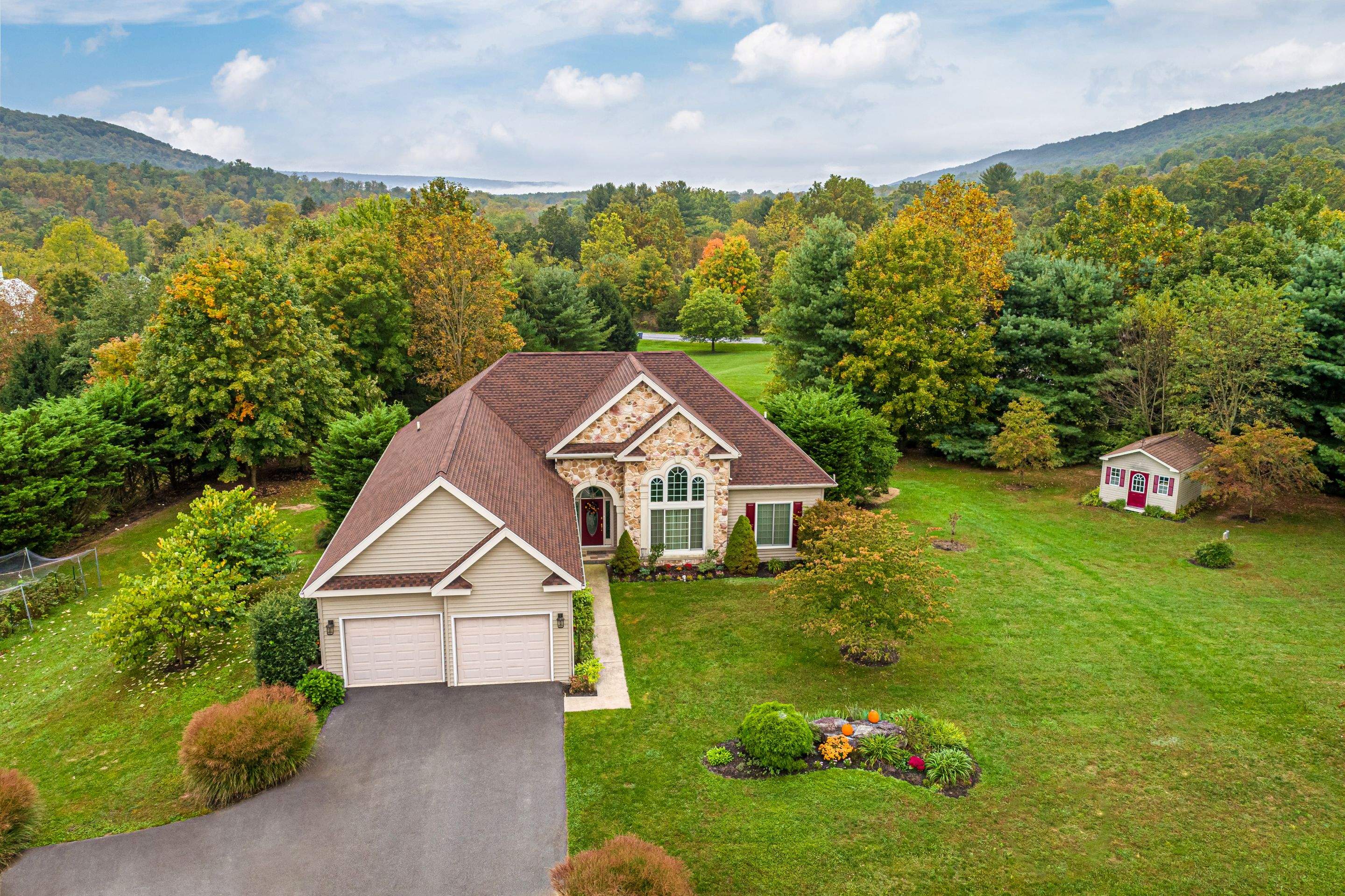 Shingle Roof-hickory by Esh Builders