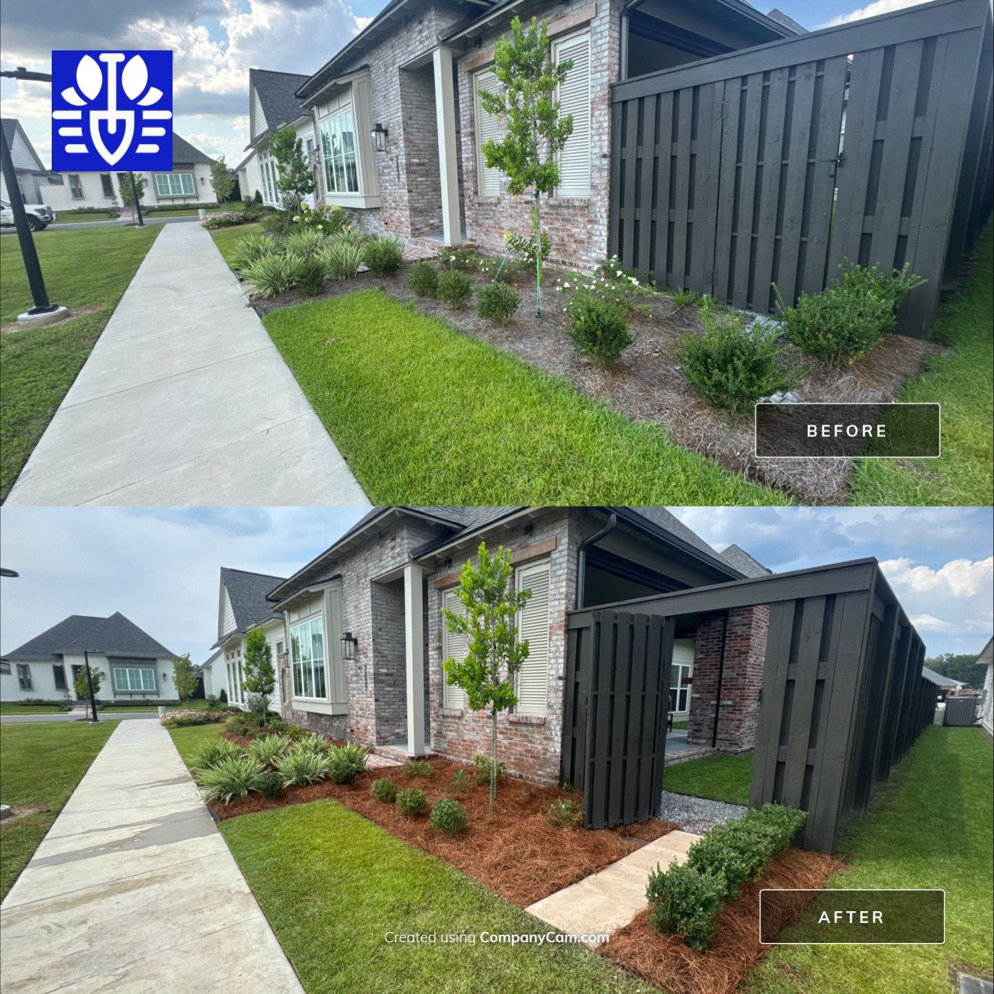 LANDSCAPE CLEANUP + PAVER INSTALL + IRRIGATION by CutScape, LLC.