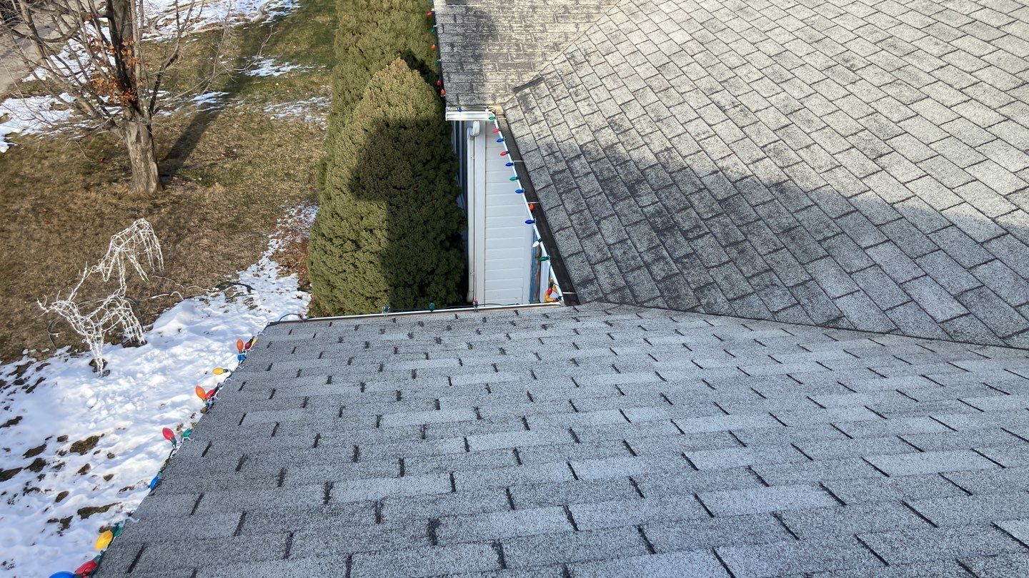 Single Story roofing replacement Meridian in using Owens Corning Oakridge shingles in Estate Grey by ID Roofing LLC