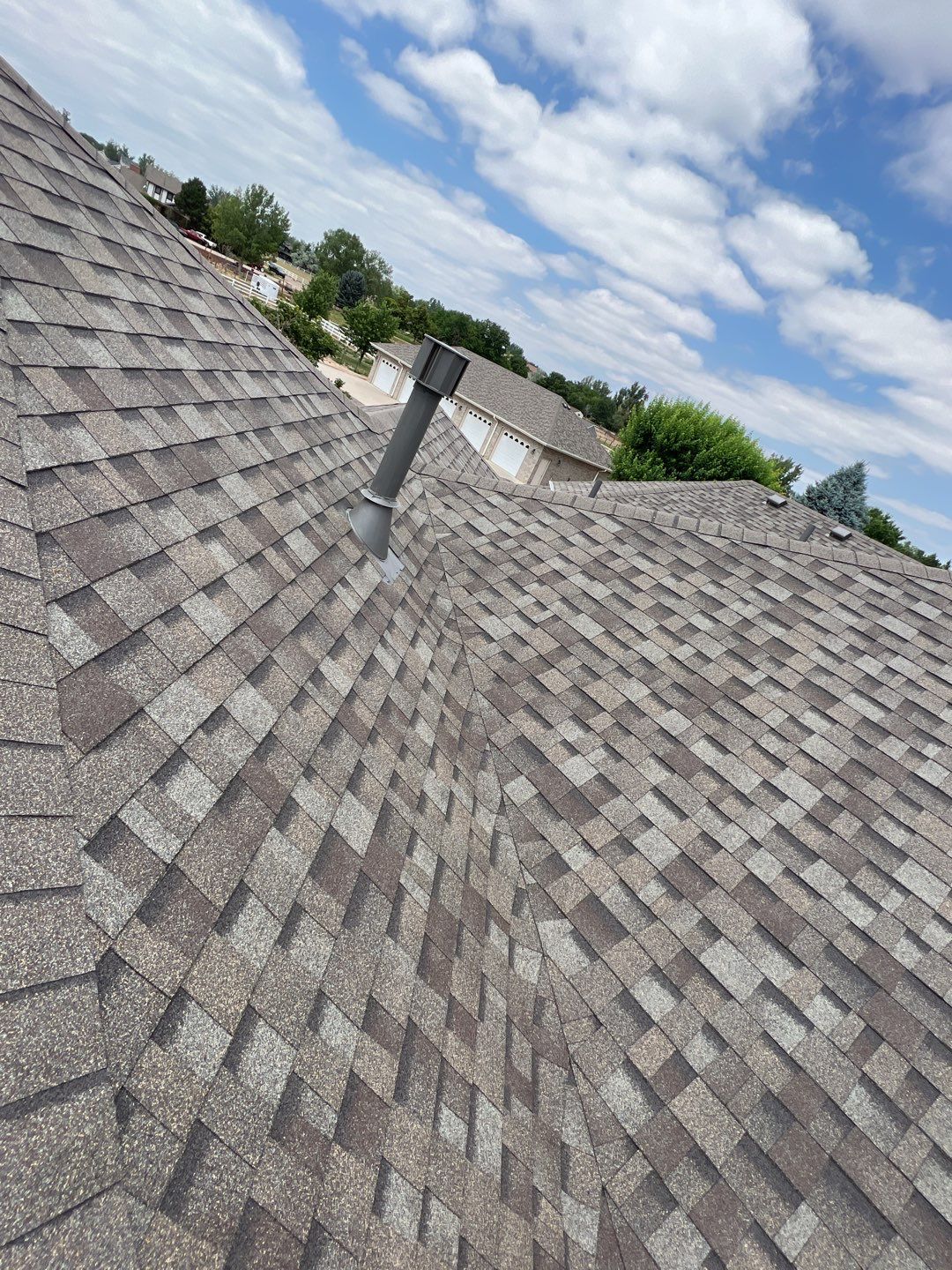 Residential Roofing Installation using Owens Corning TruDefinition - Driftwood  by A to Z Roofing