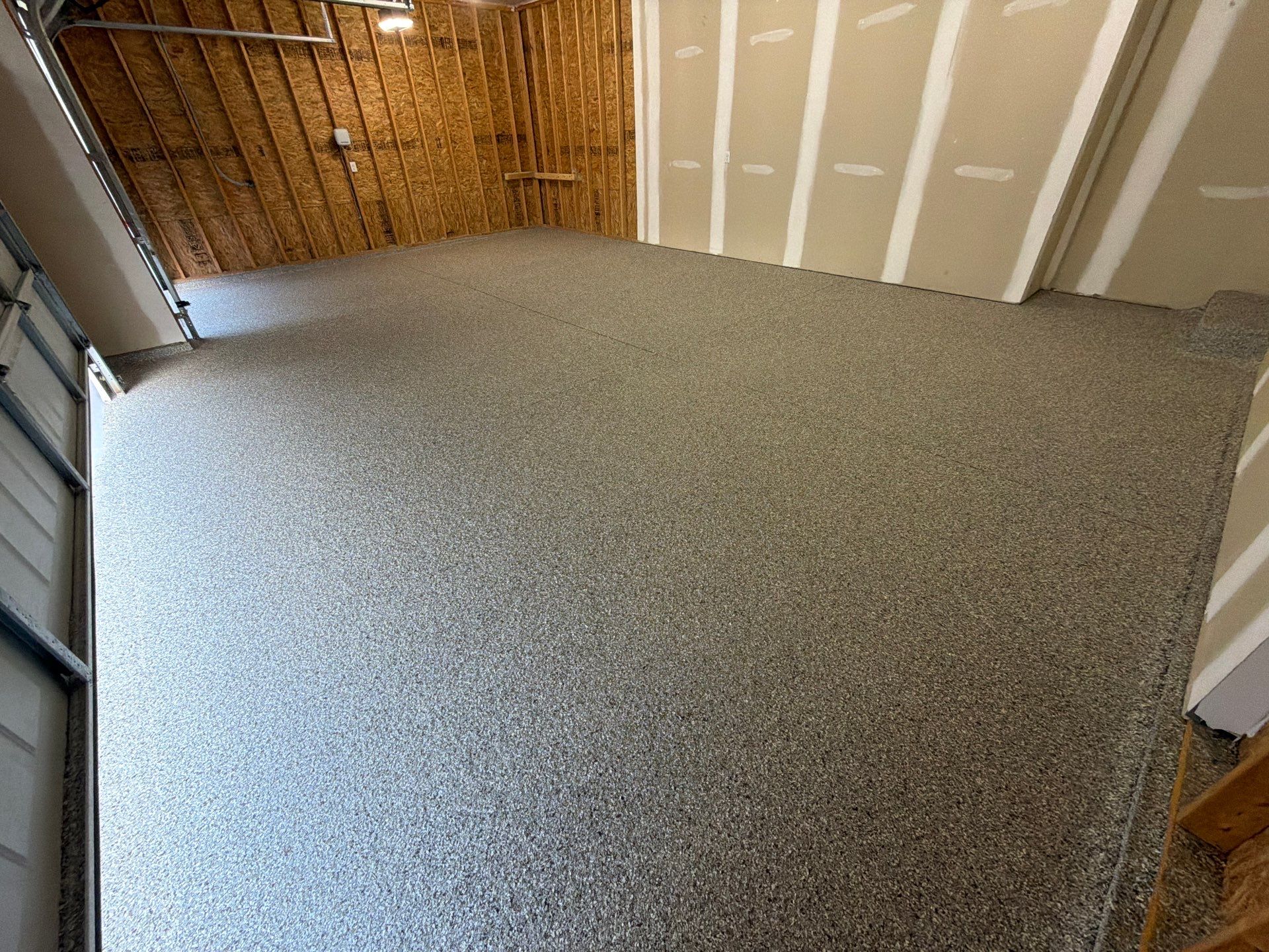 Garage Floor Epoxy Coating Installation – Jenison, Michigan by Gordon Painting