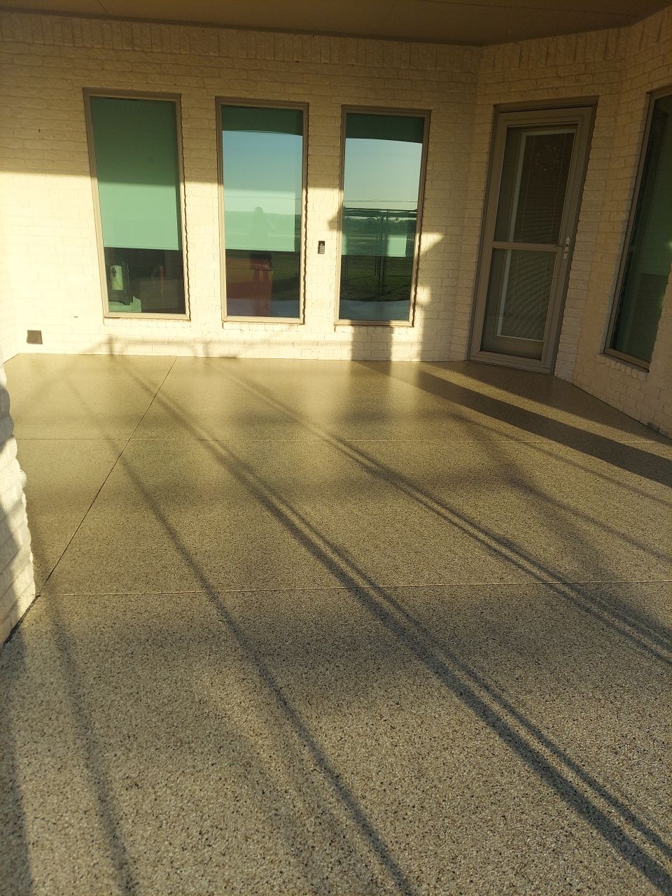 Patio & Sidewalk Coating Install with Driftwood by Copperhead Coatings