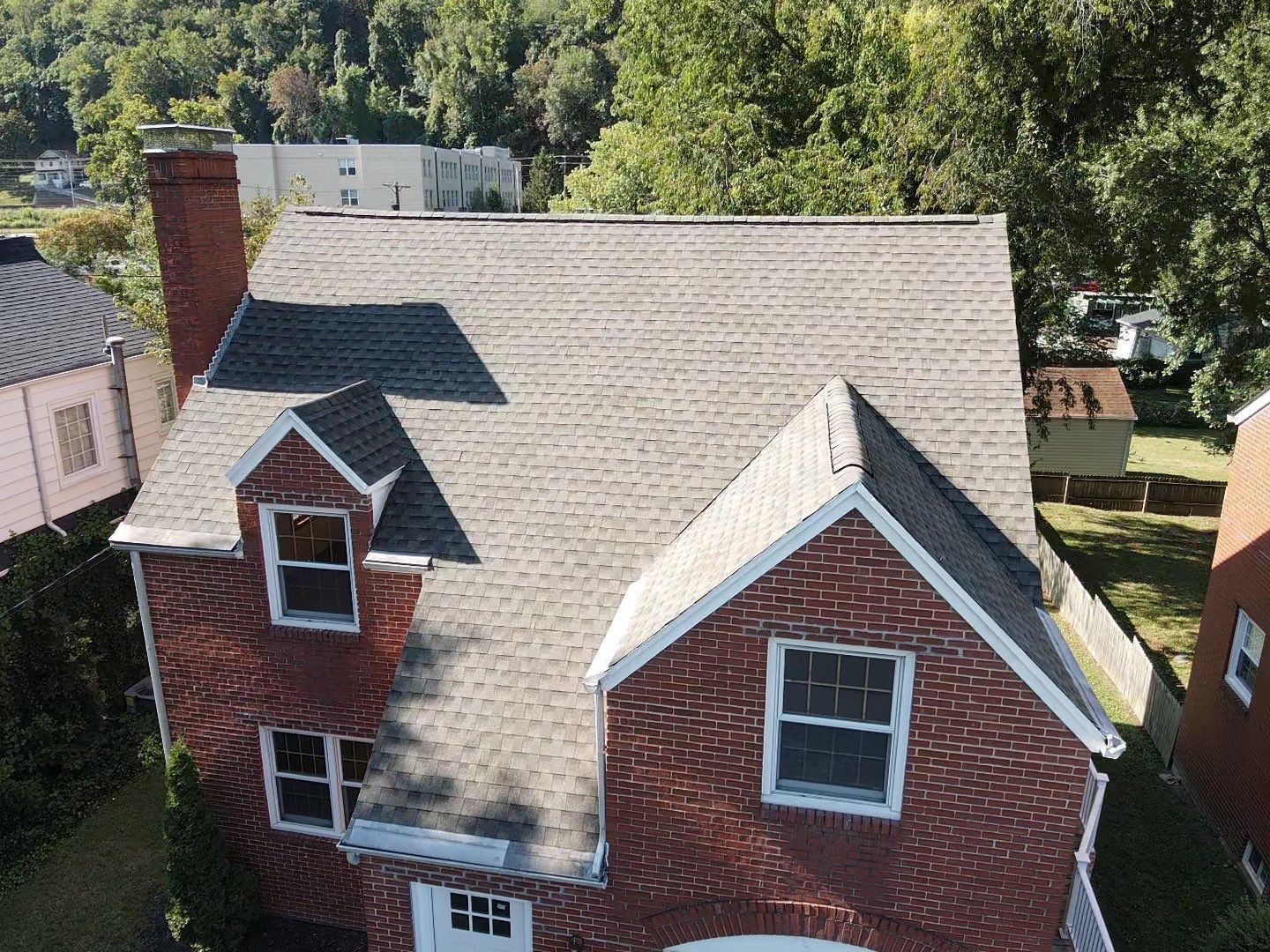 Residential Roofing Installation using GAF Timberline HDZ Weathered Wood by Rainstoppers Roofing