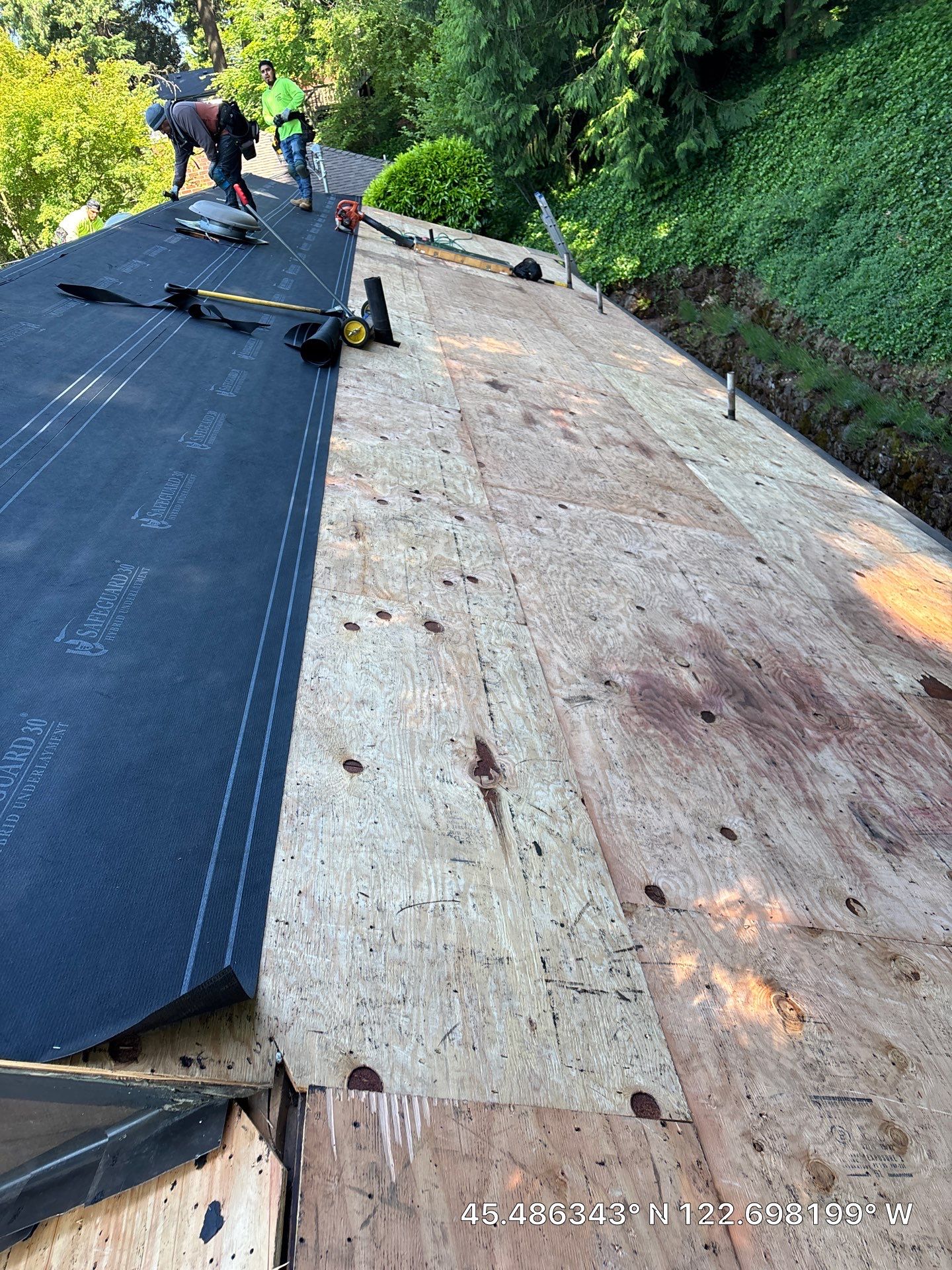 Project in Portland by Tom Leach Roofing