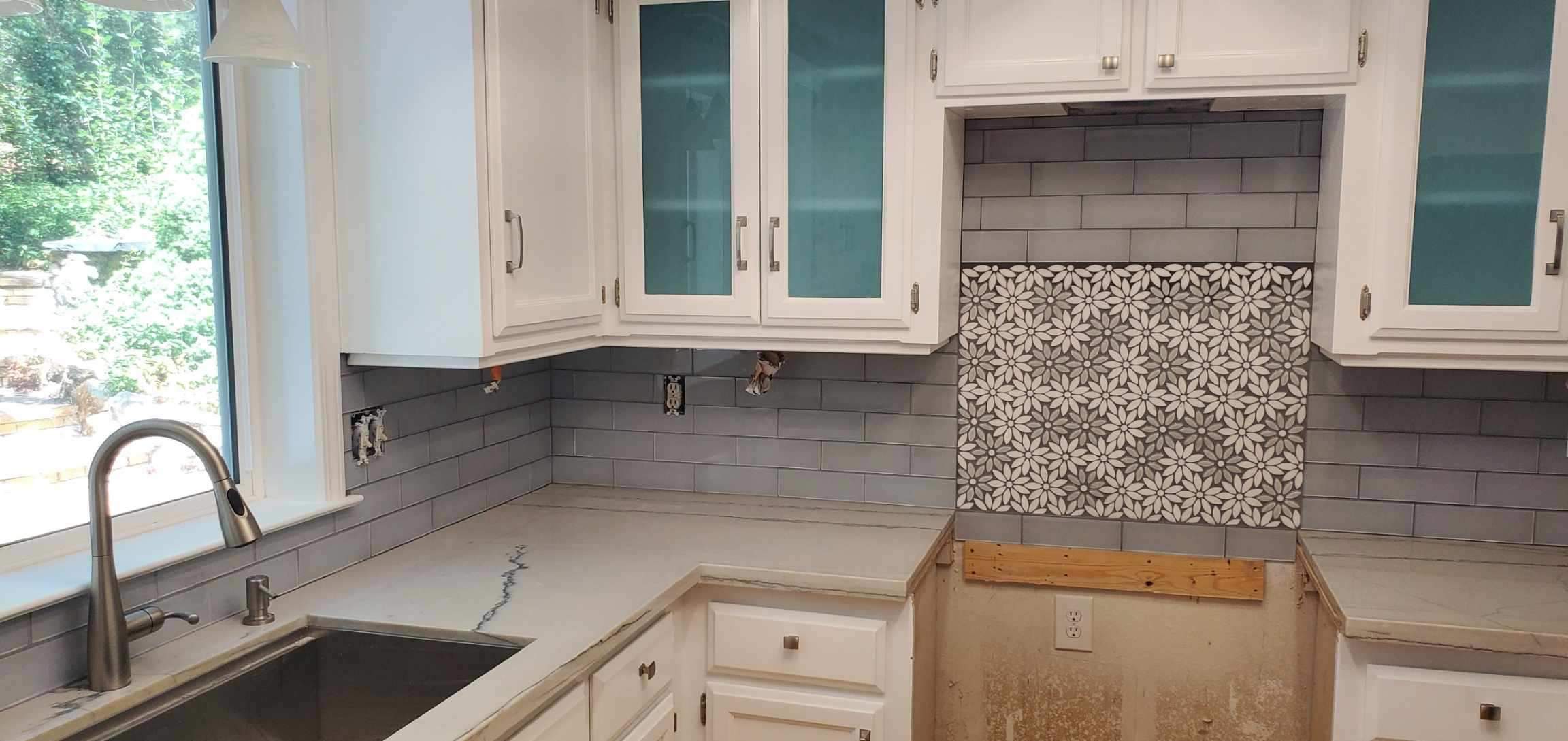 Kitchen Backsplash by Footprints Floors South Sacramento