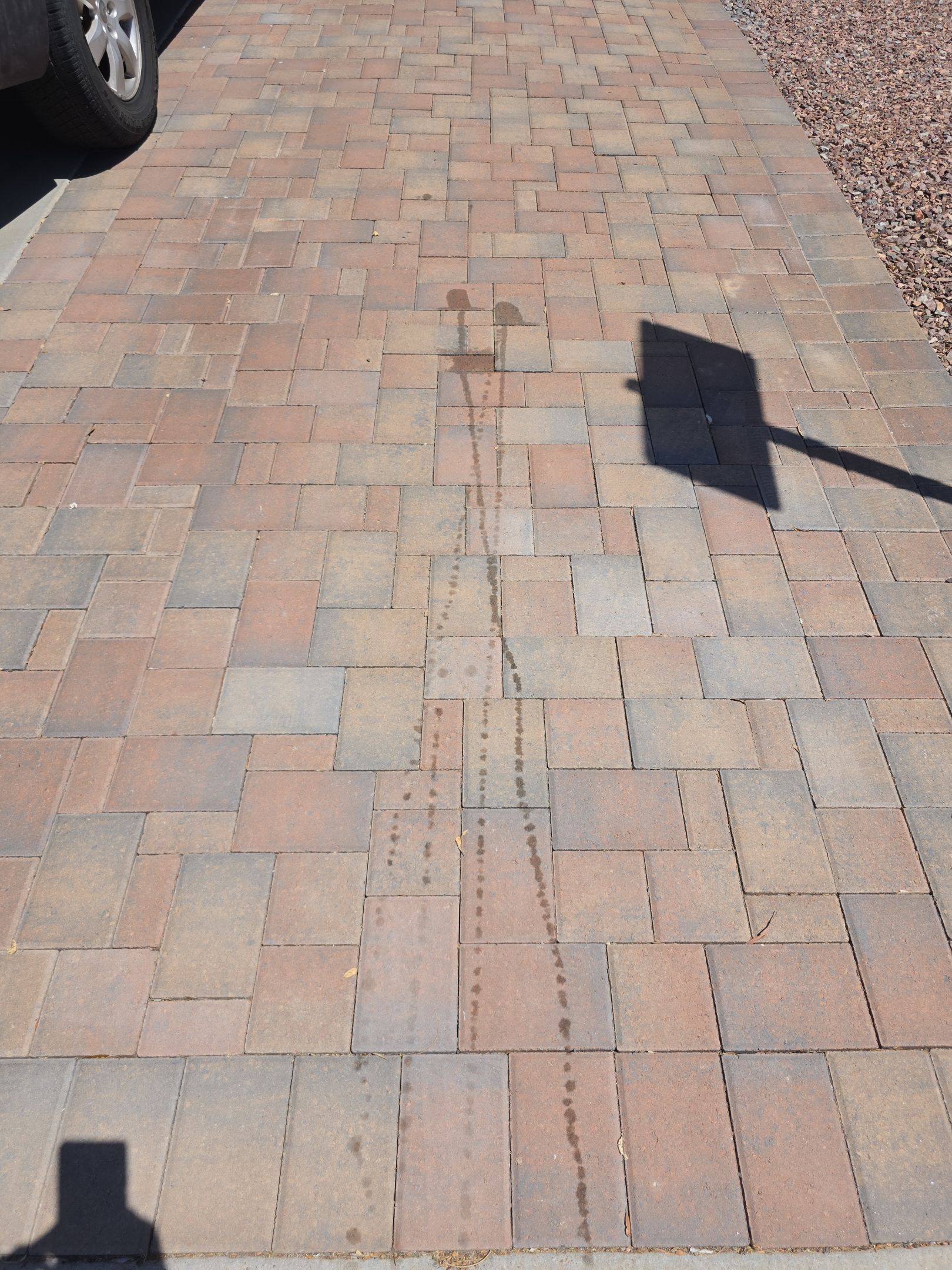 Paver Oil Stain Removal & Sealing in Sun City, AZ by Patriot Power Washing & Sanitation