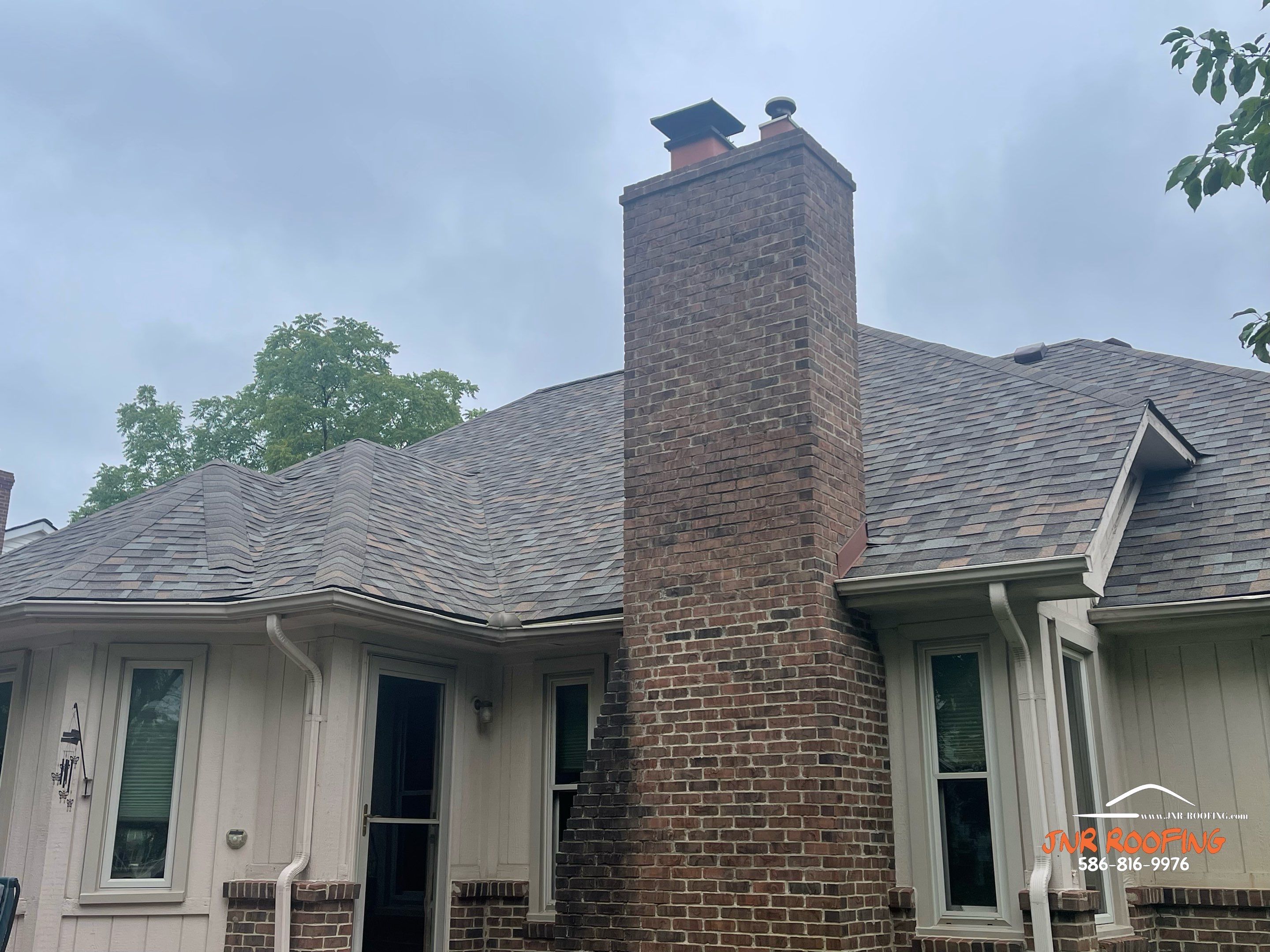 Residential Roofing Installation using Owens Corning Aged Copper by JNR Roofing LLC
