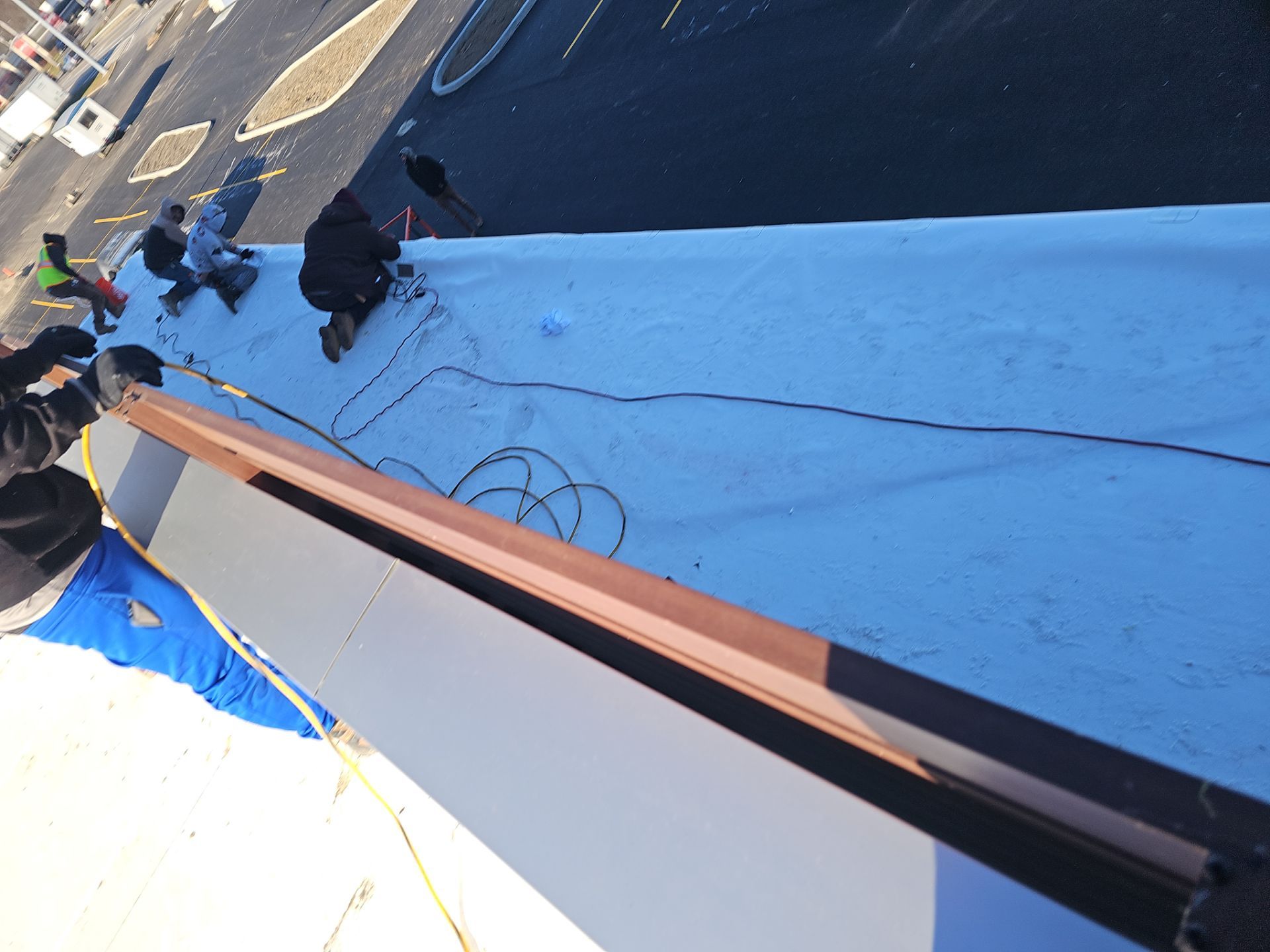 Commercial Roofing Installation using Insulated roof and wall panels by Nitro Roofing and Construction