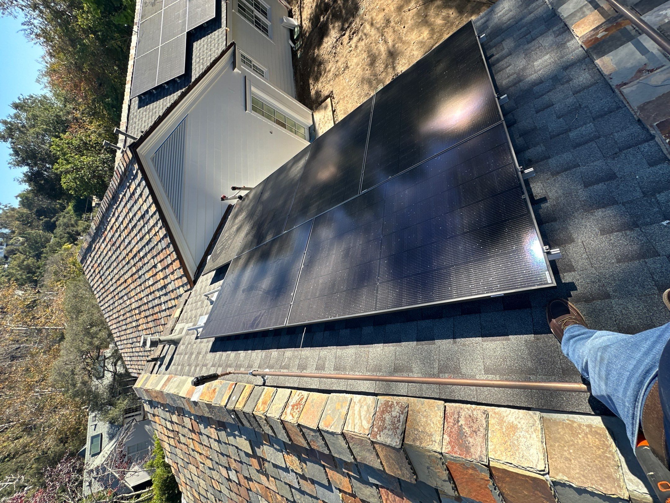 High-Efficiency Solar Panel Installation for New Construction in Los Angeles by AWS Solar