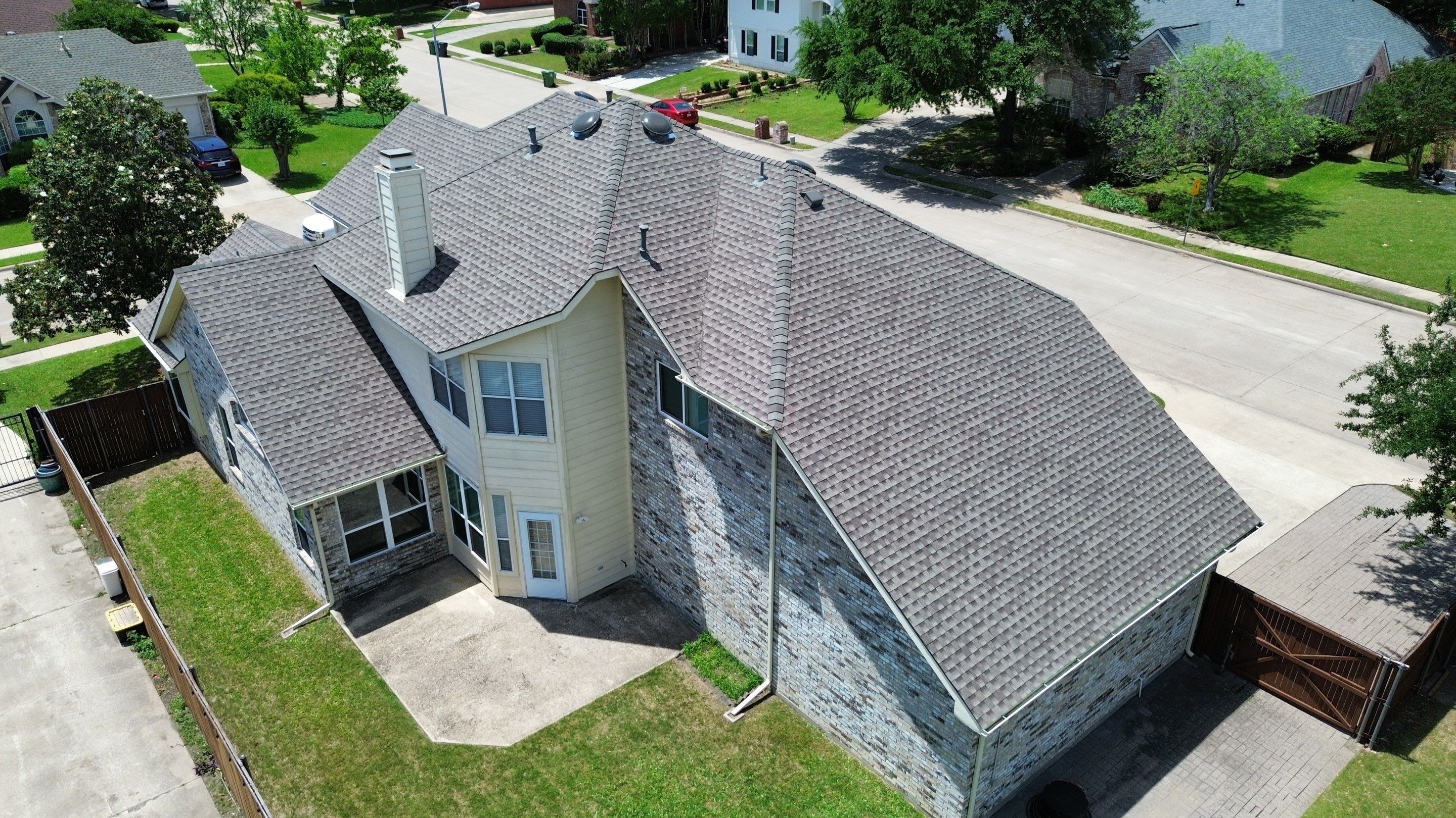 Project in Murphy  by Zeus Exteriors