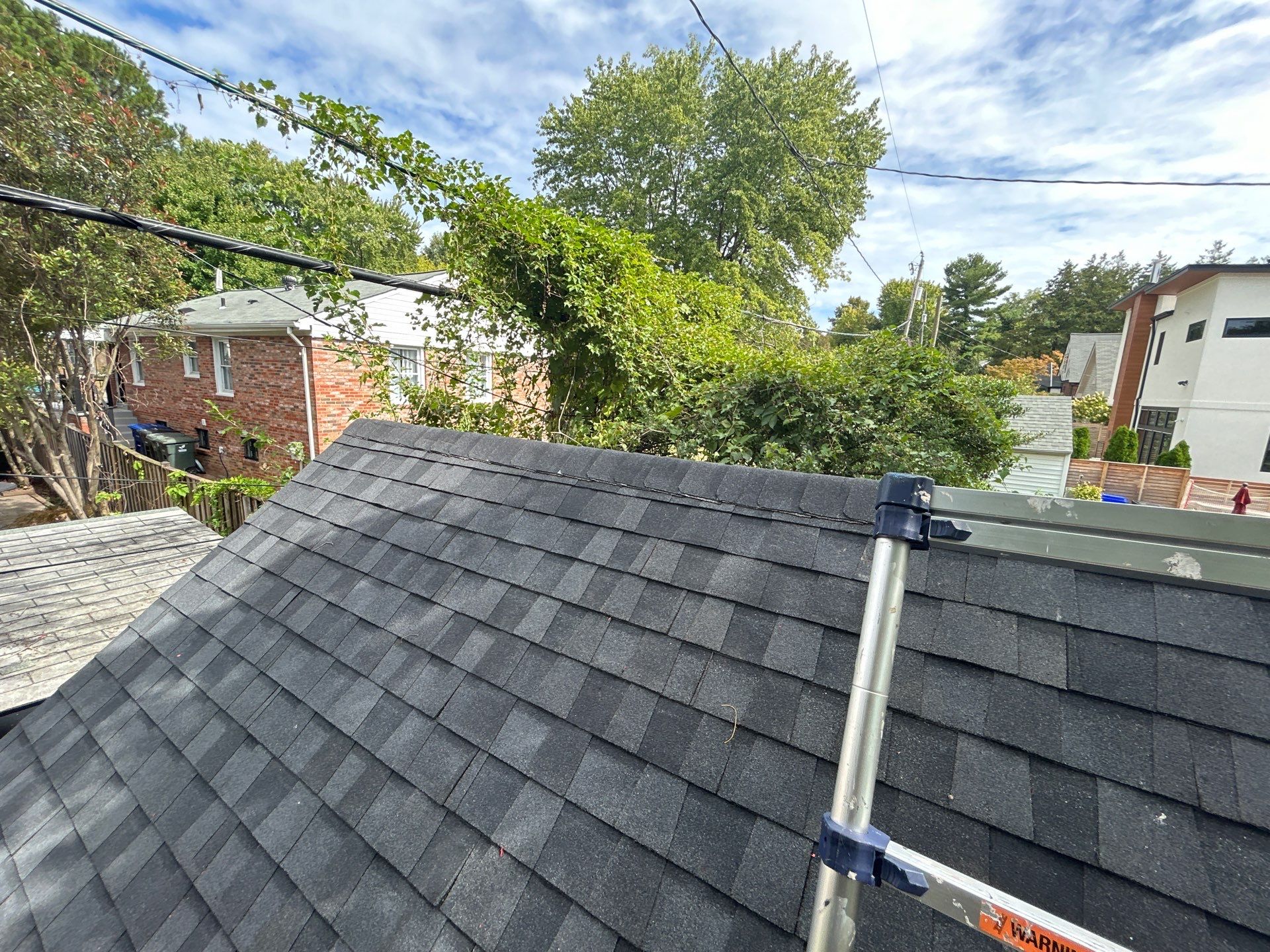 Arlington: Roof Replacement with CertainTeed Landmark Pro Designer Shingles in Max Def Moire Black by RM Banning, Inc.
