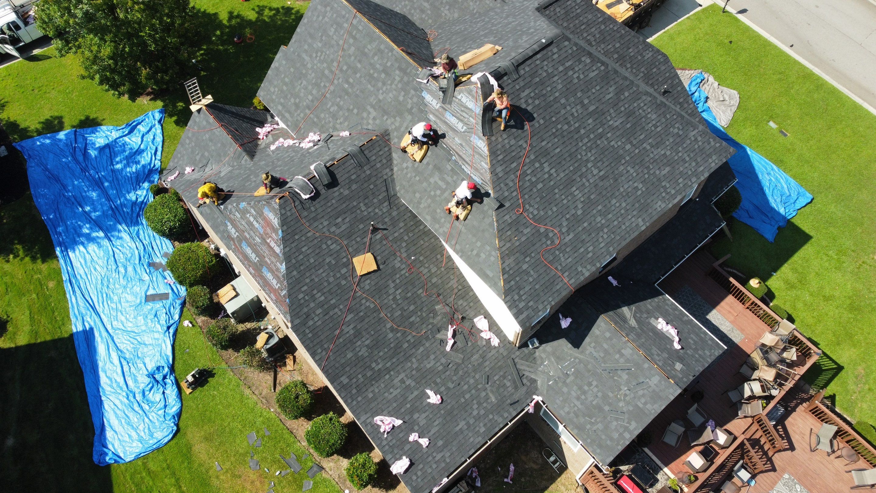 New Hail Damage Roof Replacement  by Midlands Roofing & Exteriors