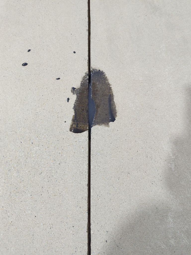 Garage Transformation using Slate Stone by Croc Coatings, LLC