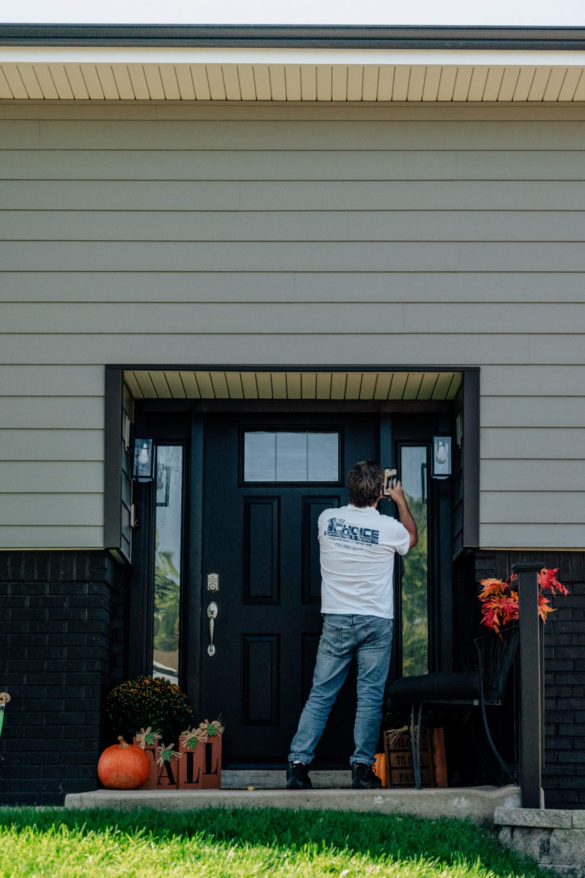 Align Fiber Glass Siding with Provia Doors by 1st choice windows and siding