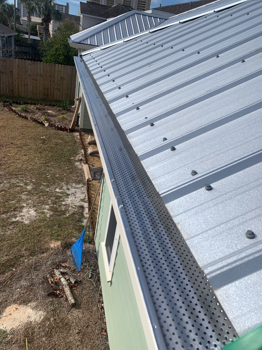 Seamless Gutter Installation Using K-Style Gutters And Gutter Guards by Gutter Professors