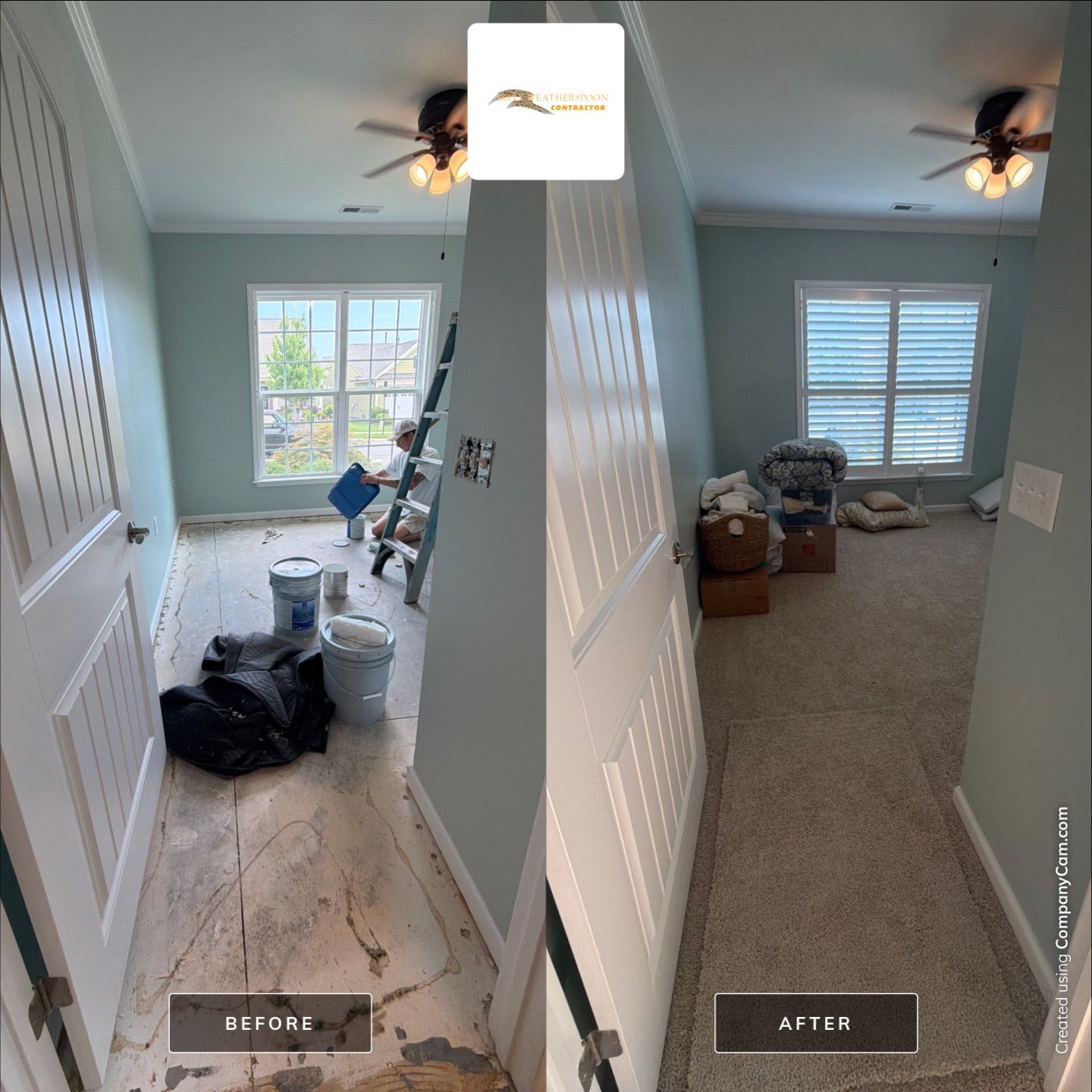 Luxury Vinyl Plank Flooring Installation and Interior Refresh in Durham by Billy Weatherspoon Contractor