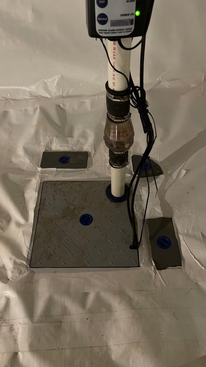 Crawl Space Waterproofing & Encapsulation using GrateProducts by Toledo Basement Repair