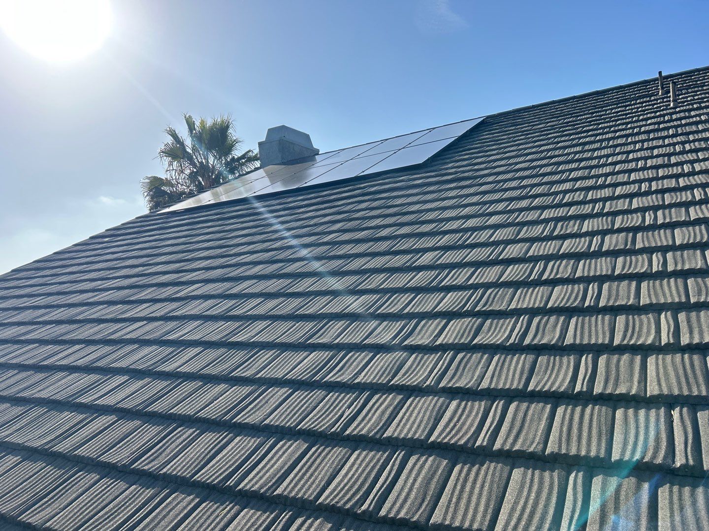 Terracotta Tile Roof Repair and Ridge Cap Sealing in Escondido by Reliable Roofing San Diego Inc.