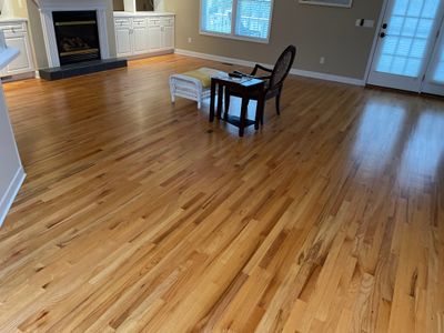 White Oak Install with Waterbased Finish