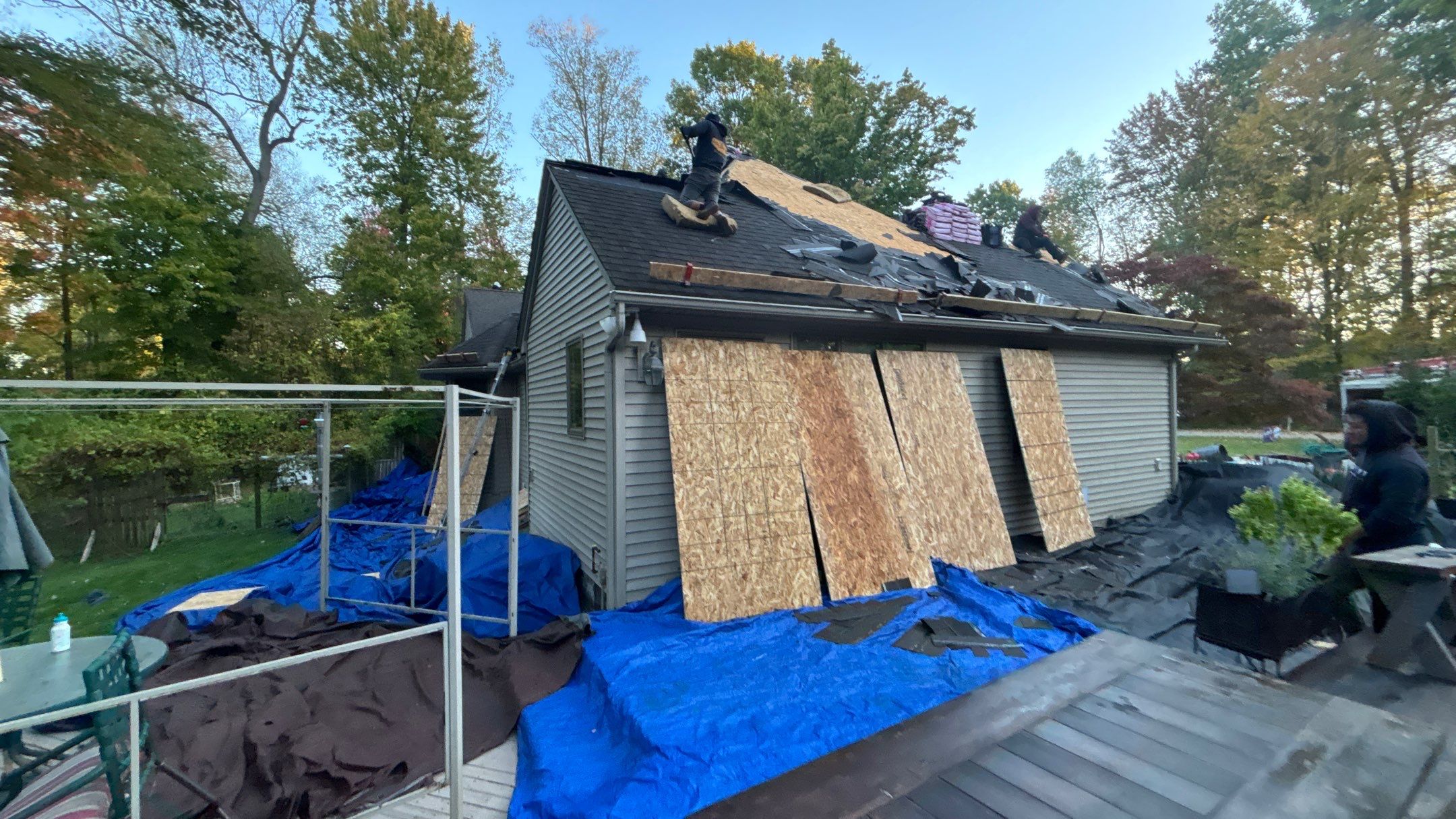 Roof Replacement using Owens Corning Driftwood by 180 Contractors